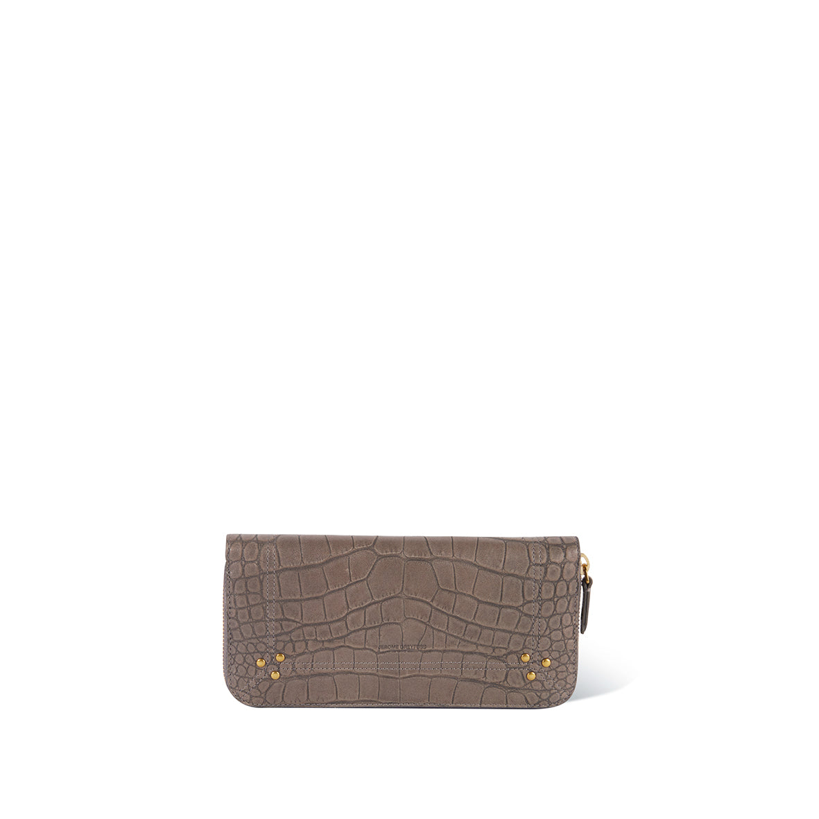 Malcom Agneau croco gris Jerome Dreyfuss