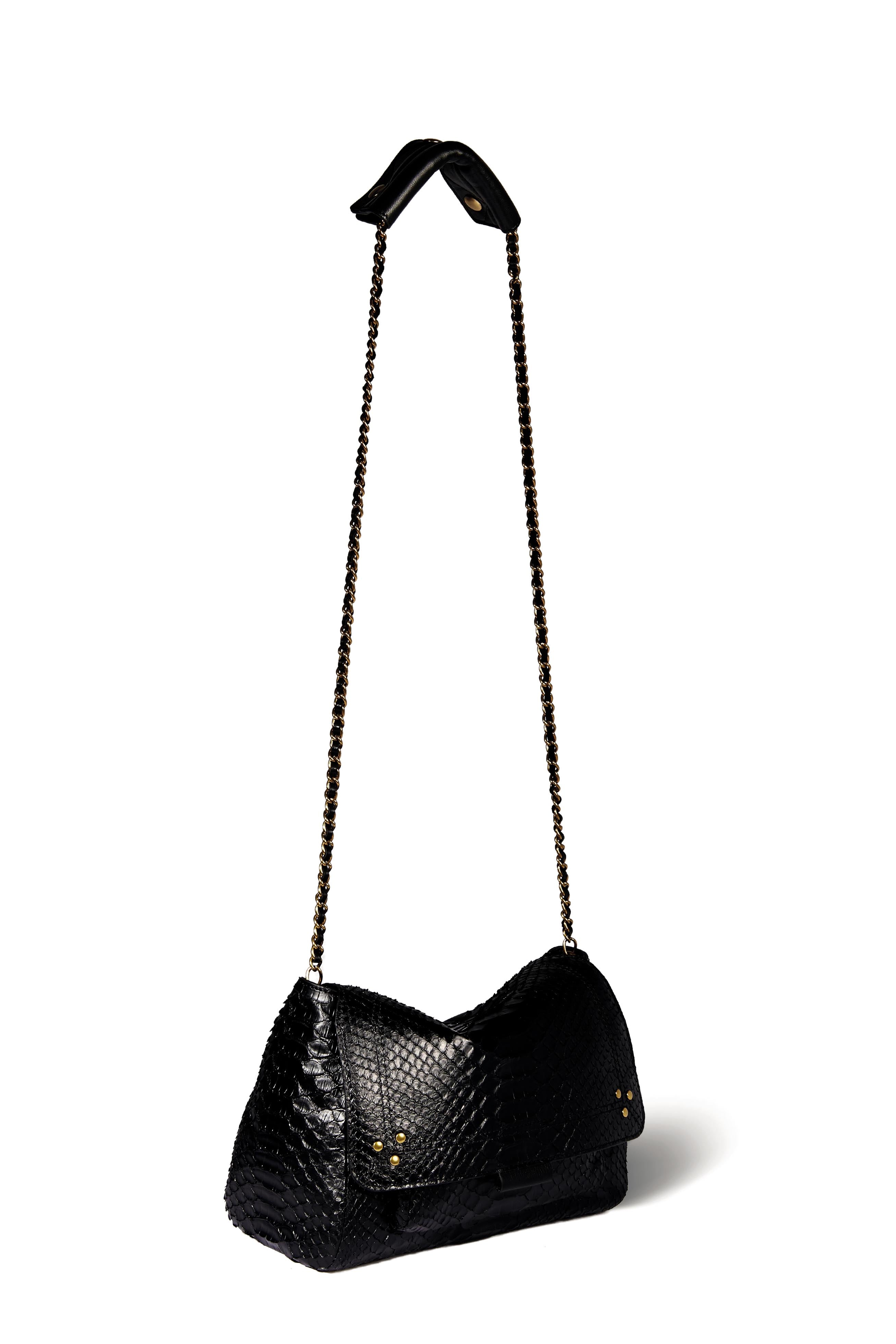 Lulu M python noir Jerome Dreyfuss