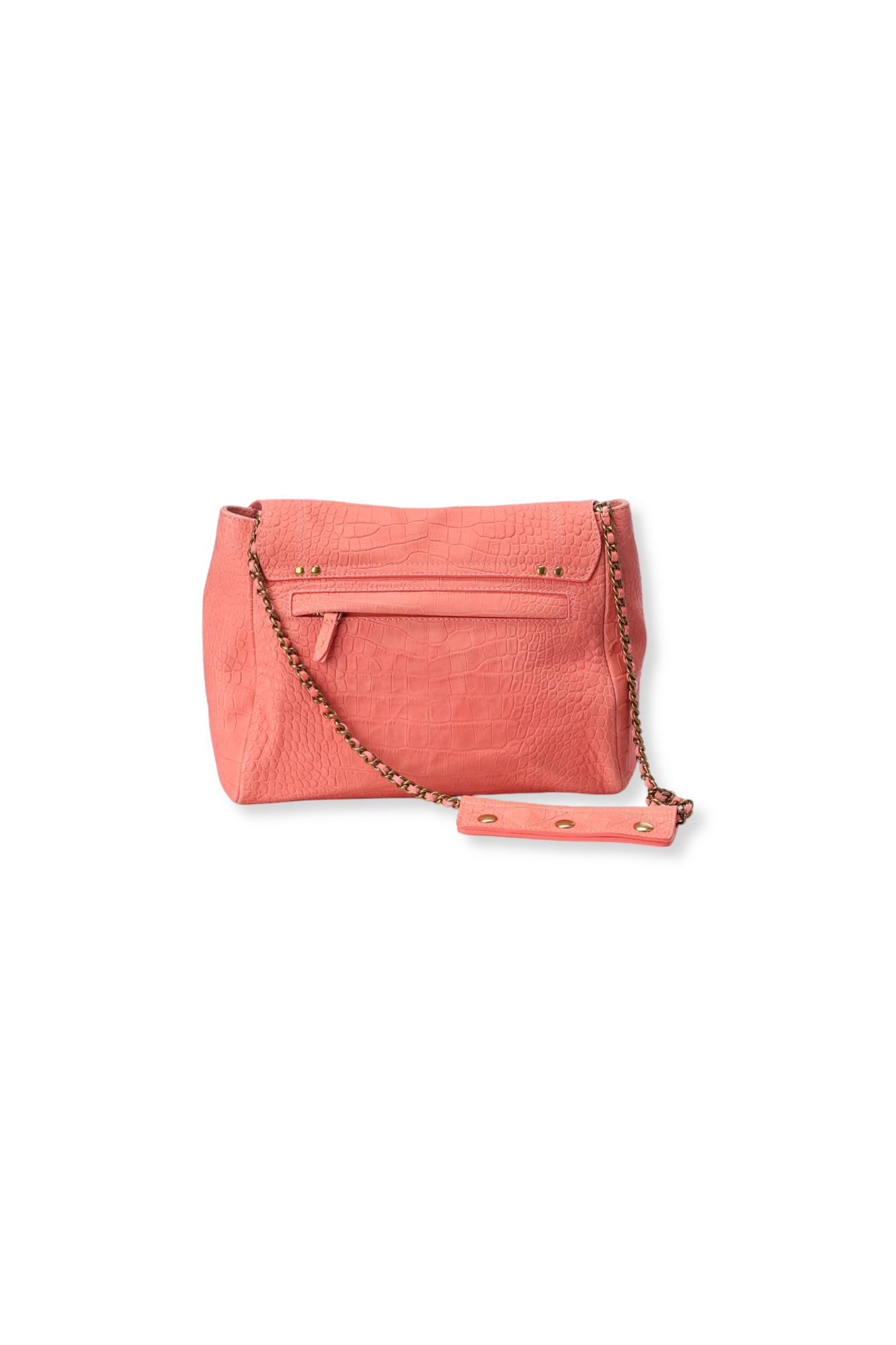 Lulu L Veau Nub Croco Rose Jerome Dreyfuss