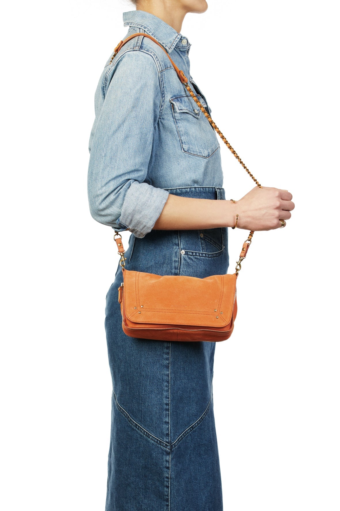 Bobi S croute velours Corail Jerome Dreyfuss