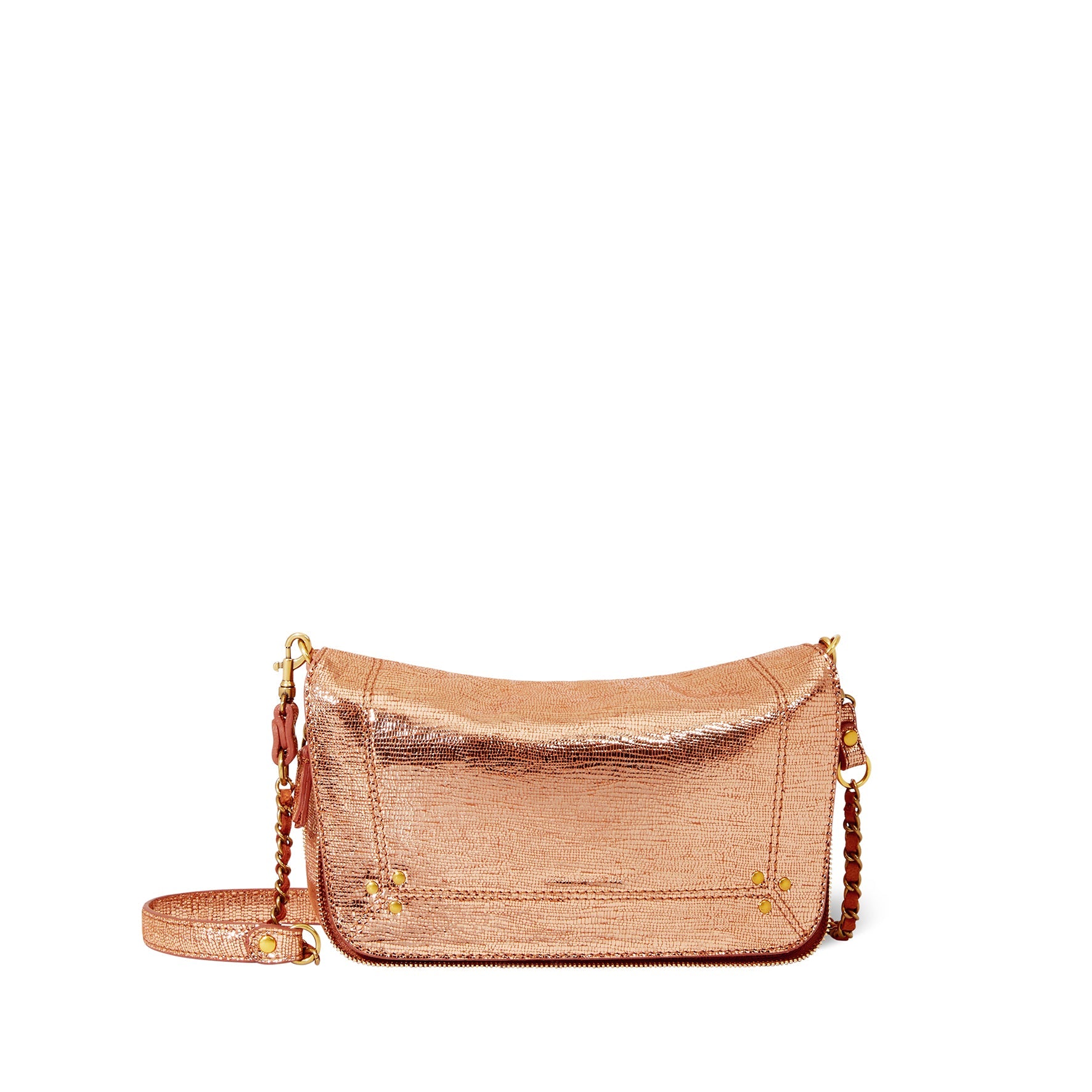 Bobi S Chèvre Lamé Rose Gold Jerome Dreyfuss