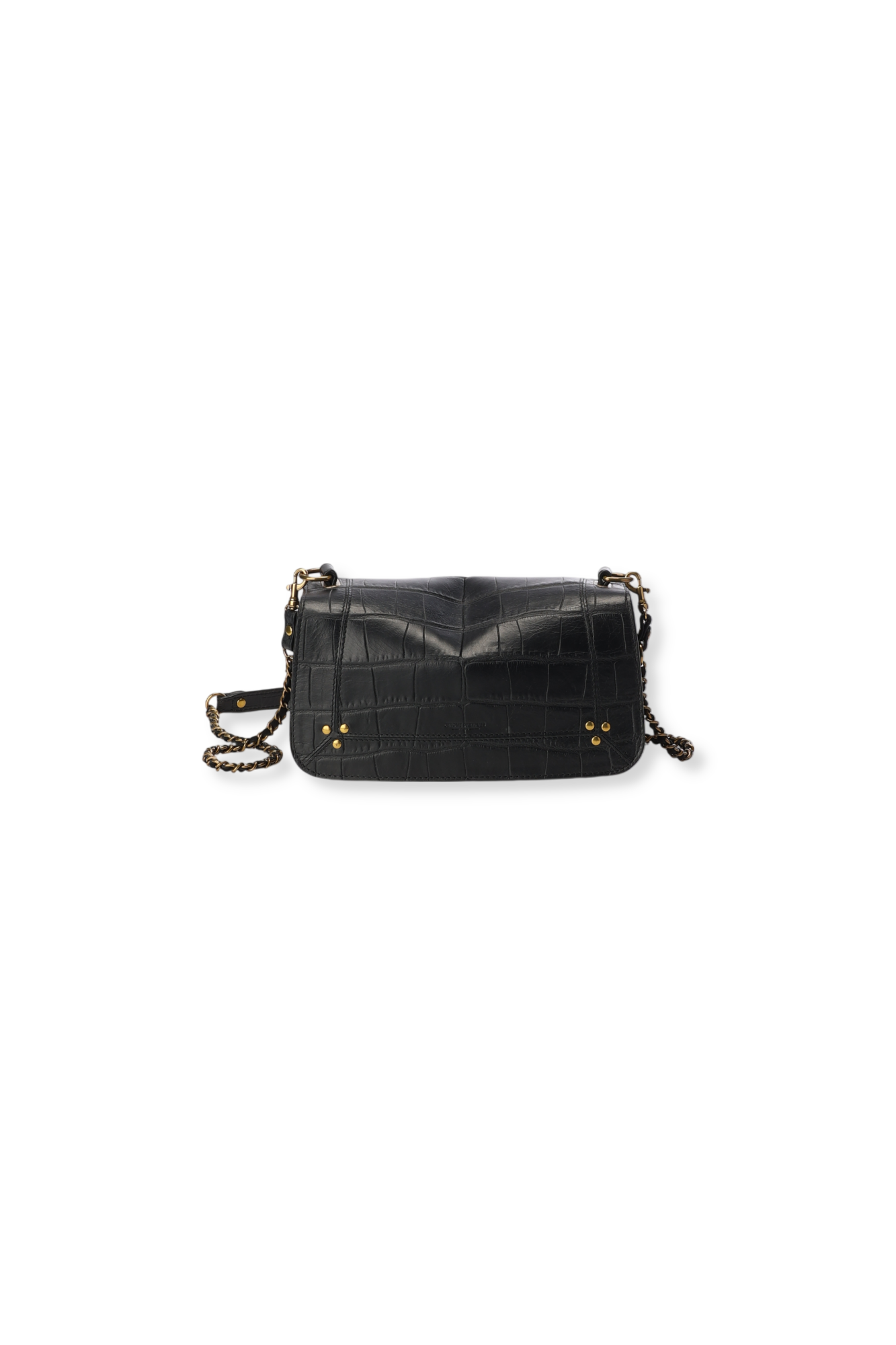Bobi Vachette Croco Noir Jerome Dreyfuss