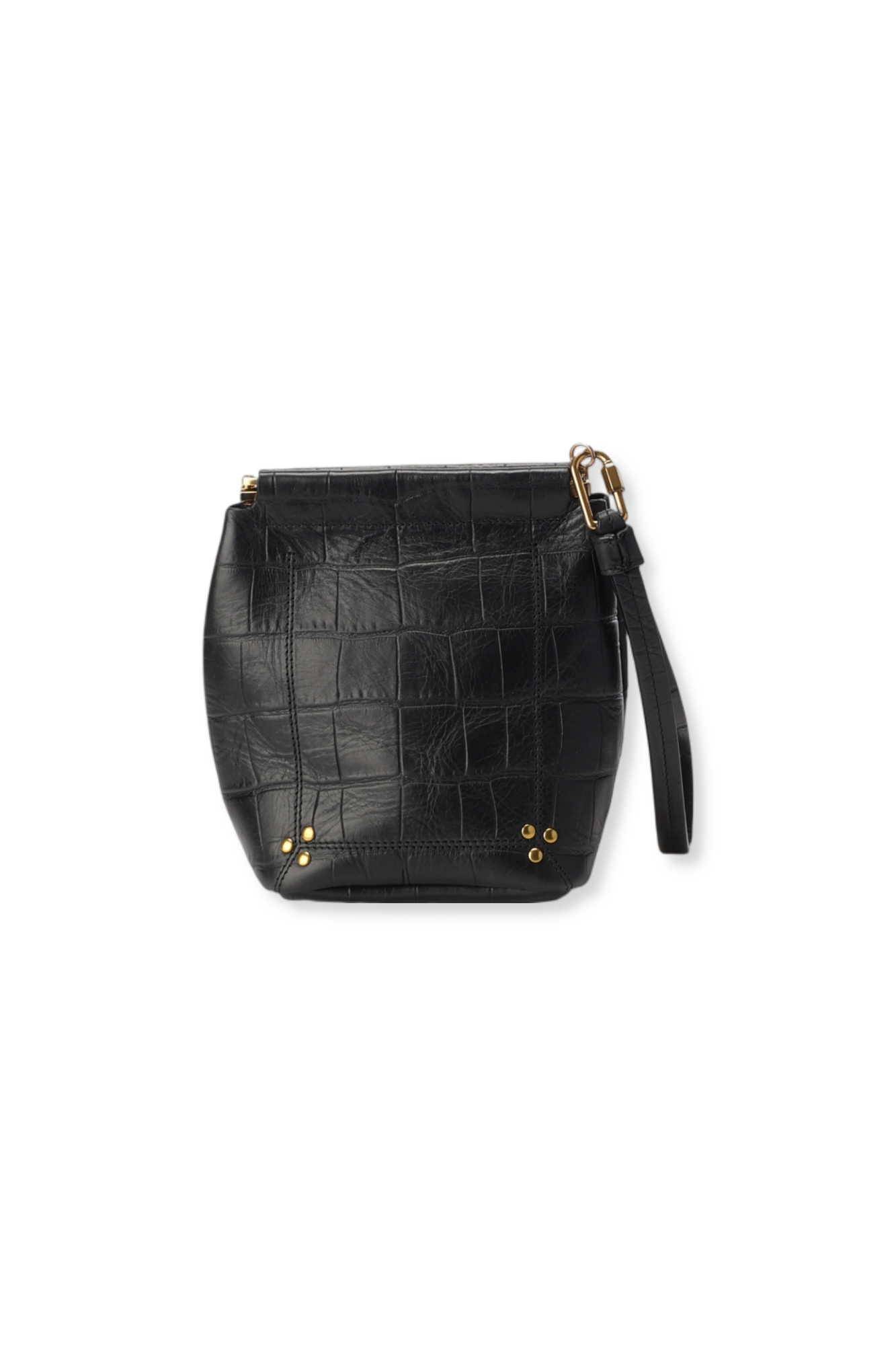 Clic Clac S Soft Vachette Croco Noir Jerome Dreyfuss