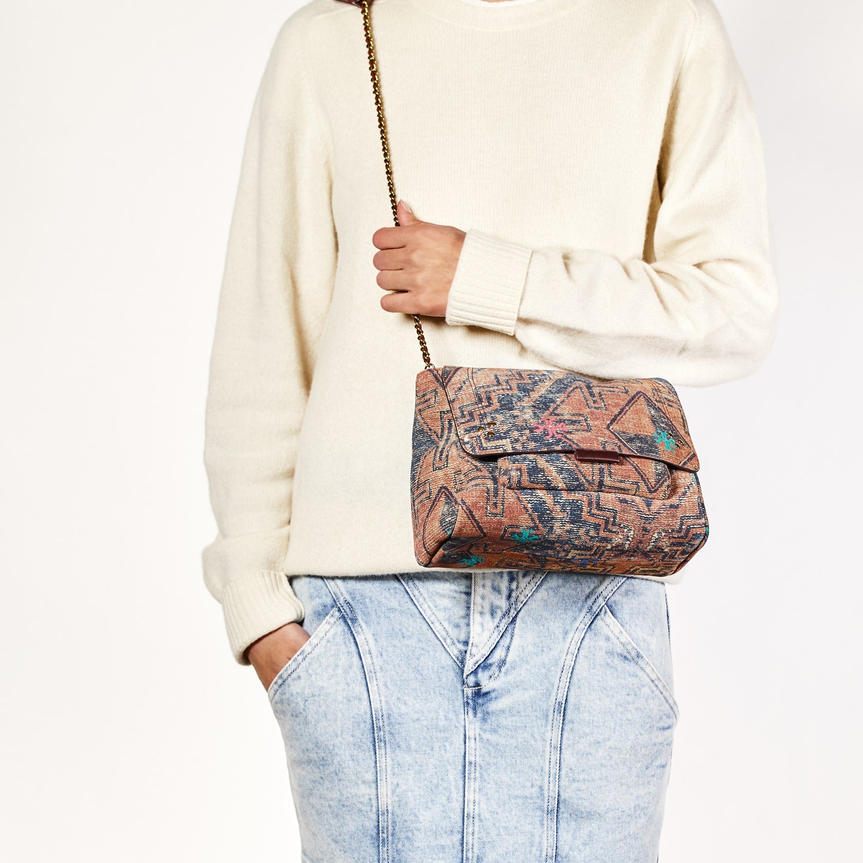 Lulu M croute velours print tapis Jerome Dreyfuss