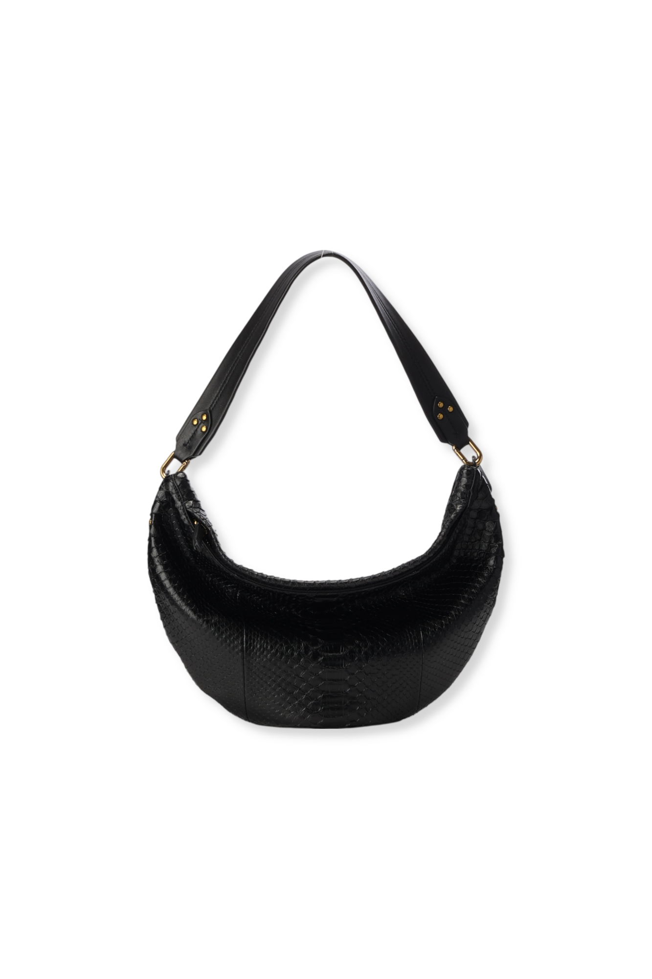 Paul Lune python Noir Jerome Dreyfuss