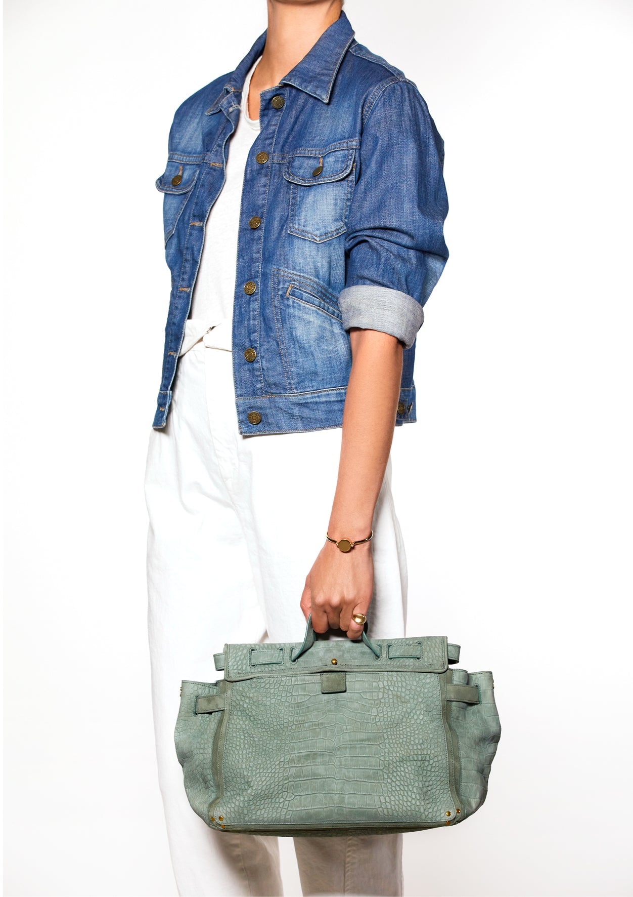 Carlo M Veau nubuck croco lichen Jerome Dreyfuss