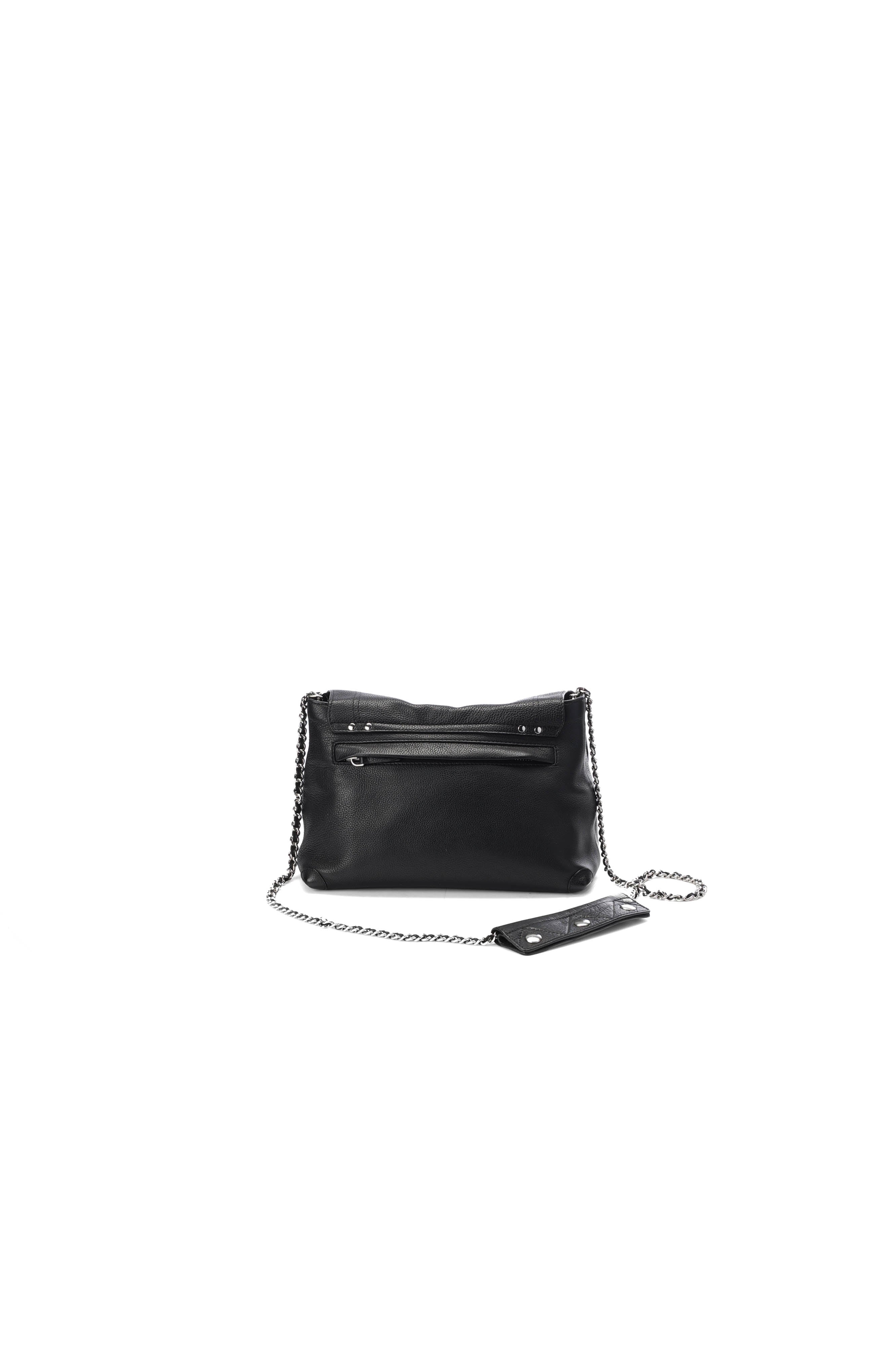Lulu XL Veau noir silver Jerome Dreyfuss