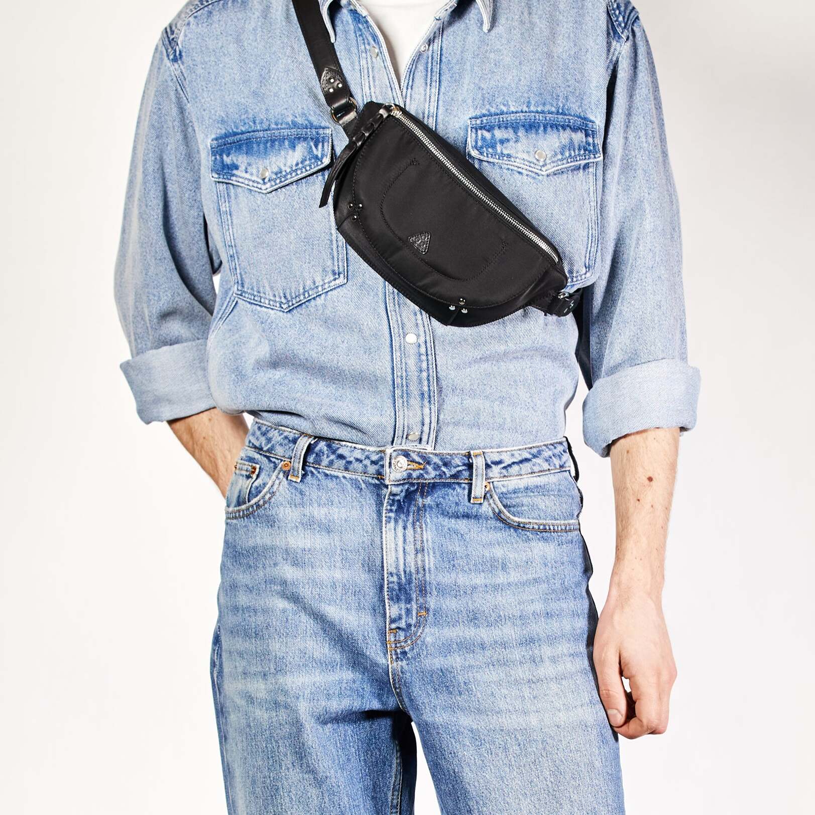 Lino banane Toile Noir Jerome Dreyfuss