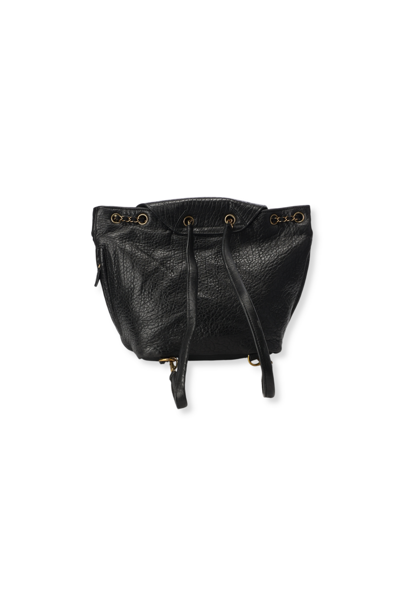 Lulu sac à dos Agneau Noir Jerome Dreyfuss