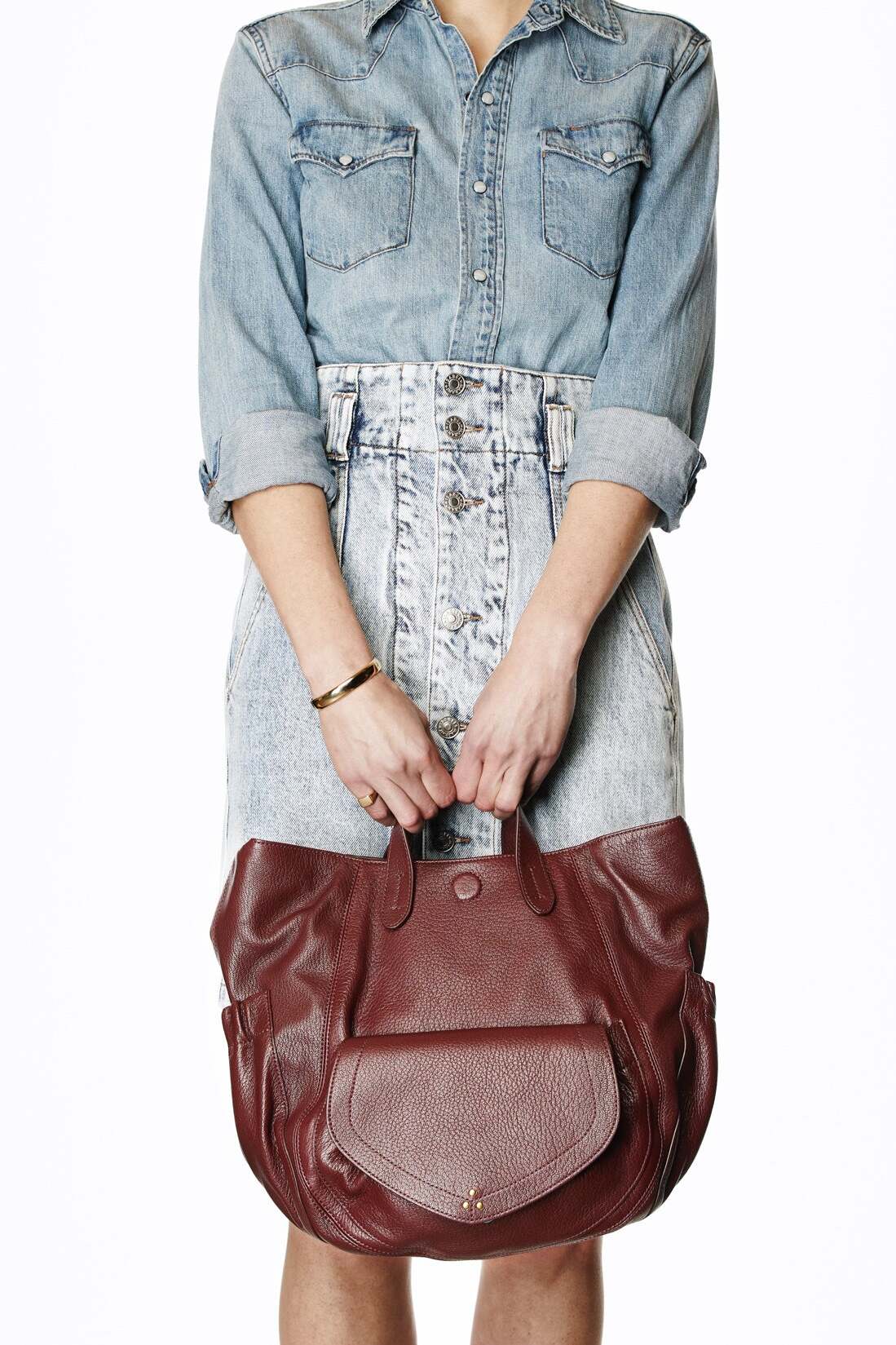 Helmut Hobo Chèvre Bordeaux Grainé Jerome Dreyfuss