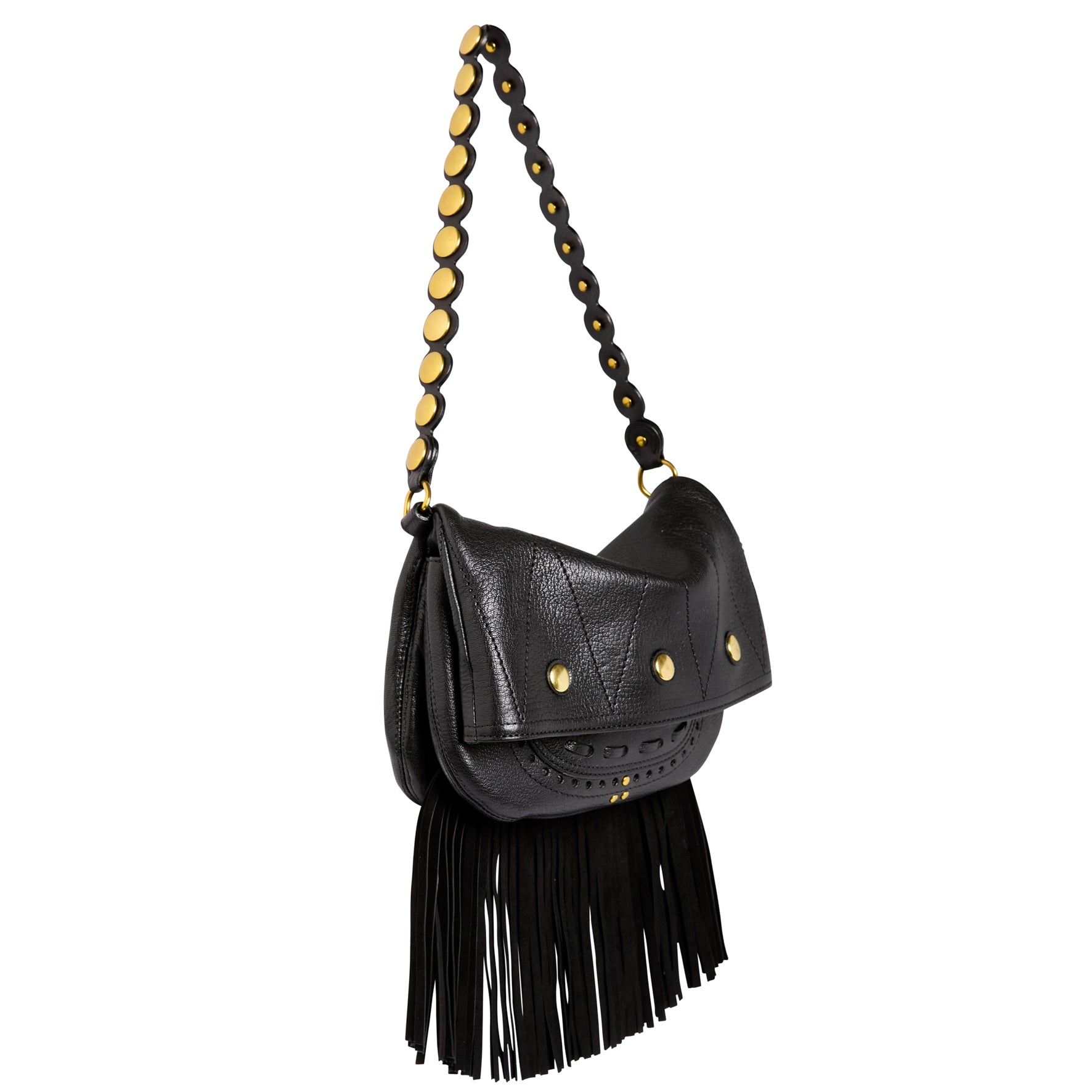 Jerry Mini Chèvre Noir Grainé Jerome Dreyfuss