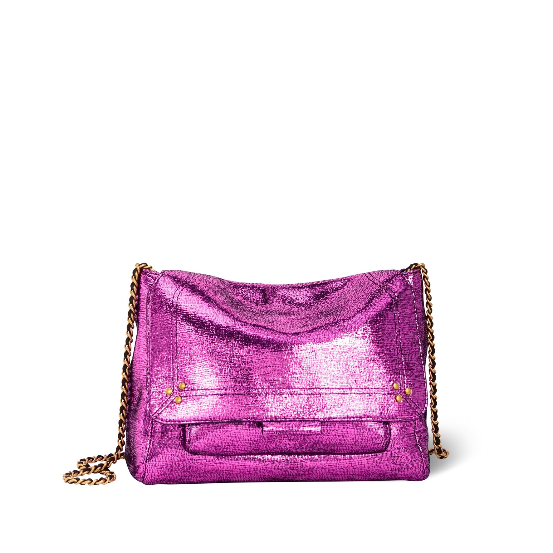 Lulu L Chèvre Lamé Fuxia Jerome Dreyfuss