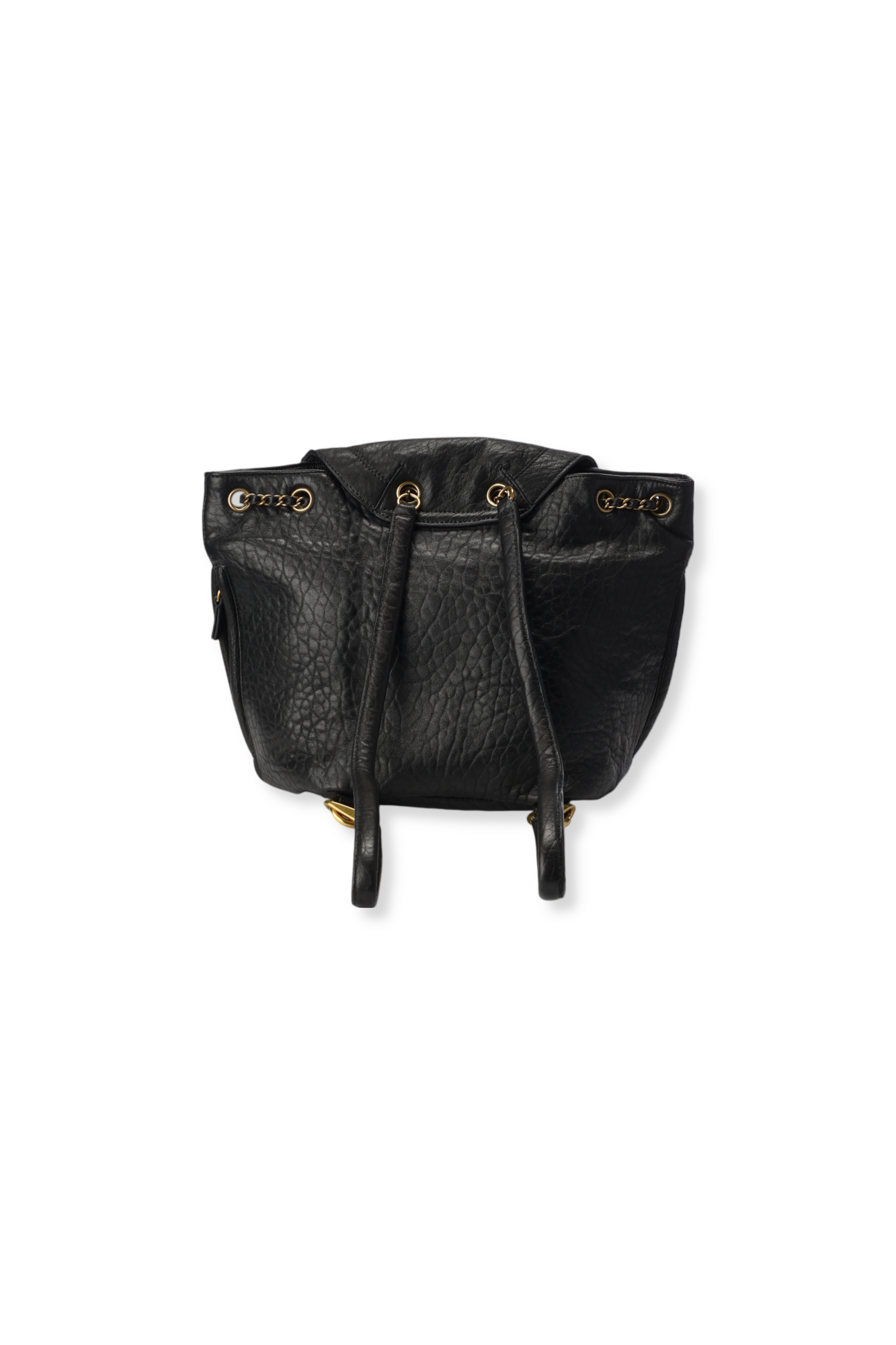 Lulu sac à dos Agneau Noir Jerome Dreyfuss