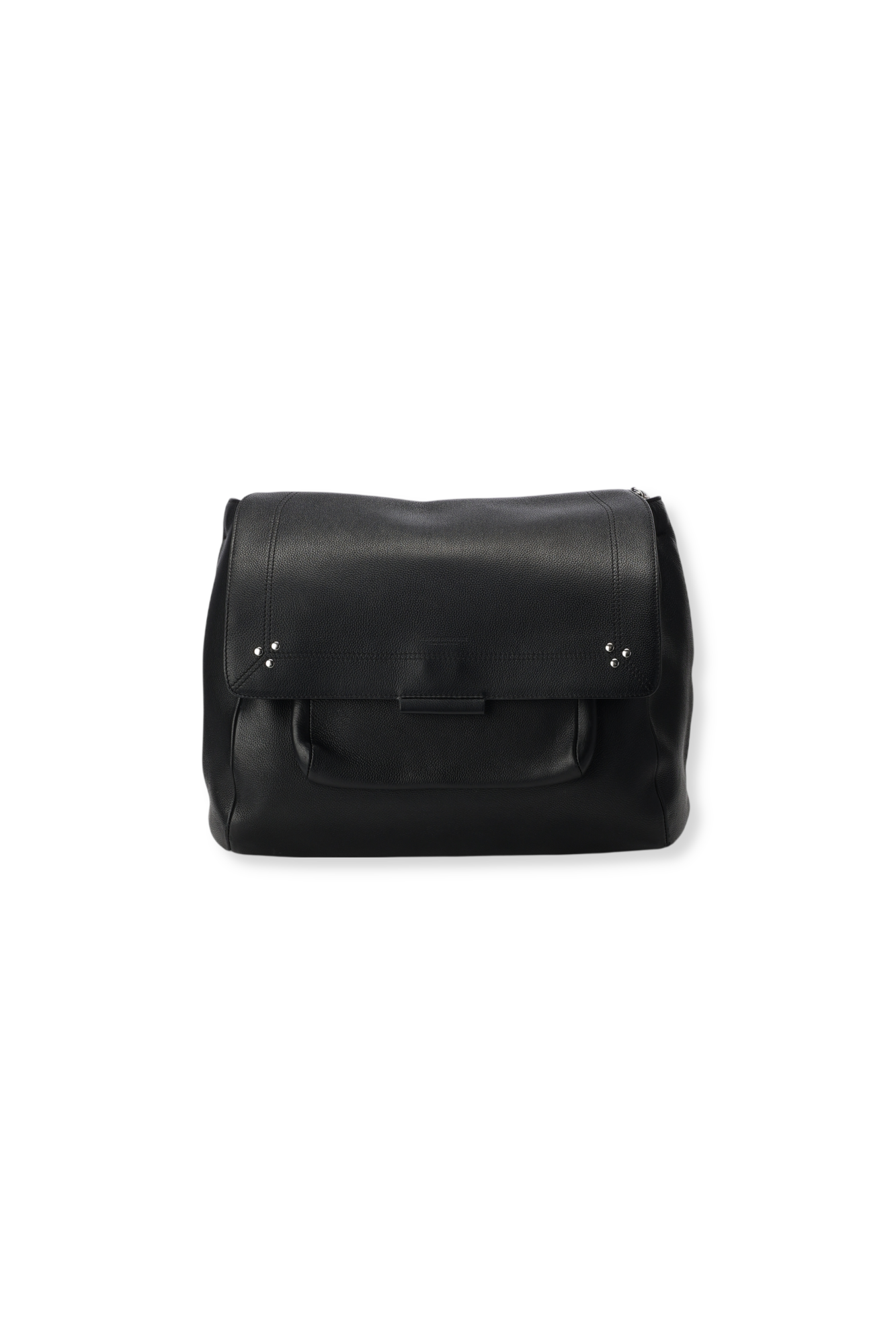 Lulu XL Veau noir silver Jerome Dreyfuss