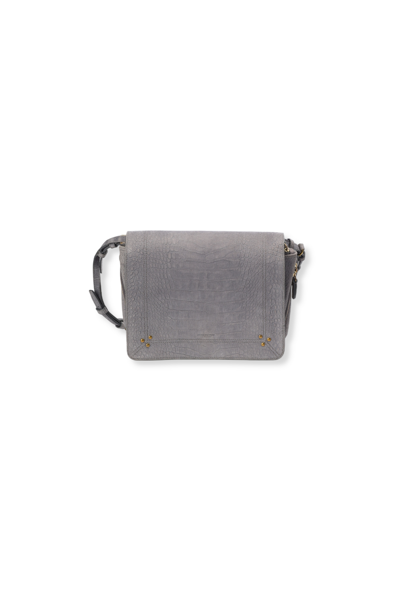 Igor Veau nub croco gris Jerome Dreyfuss