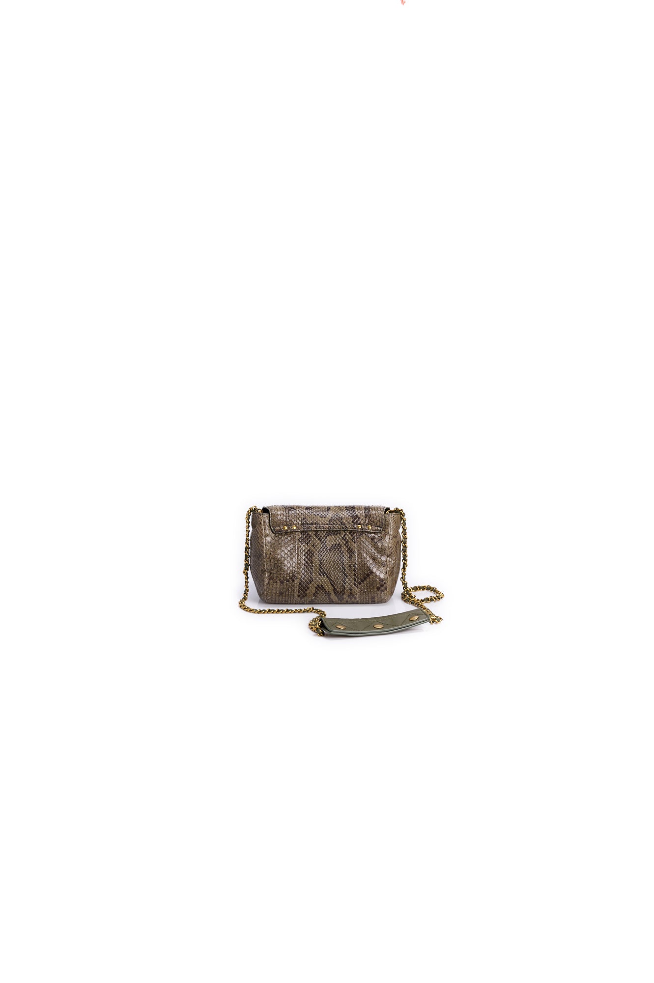 Lulu S python olive Jerome Dreyfuss