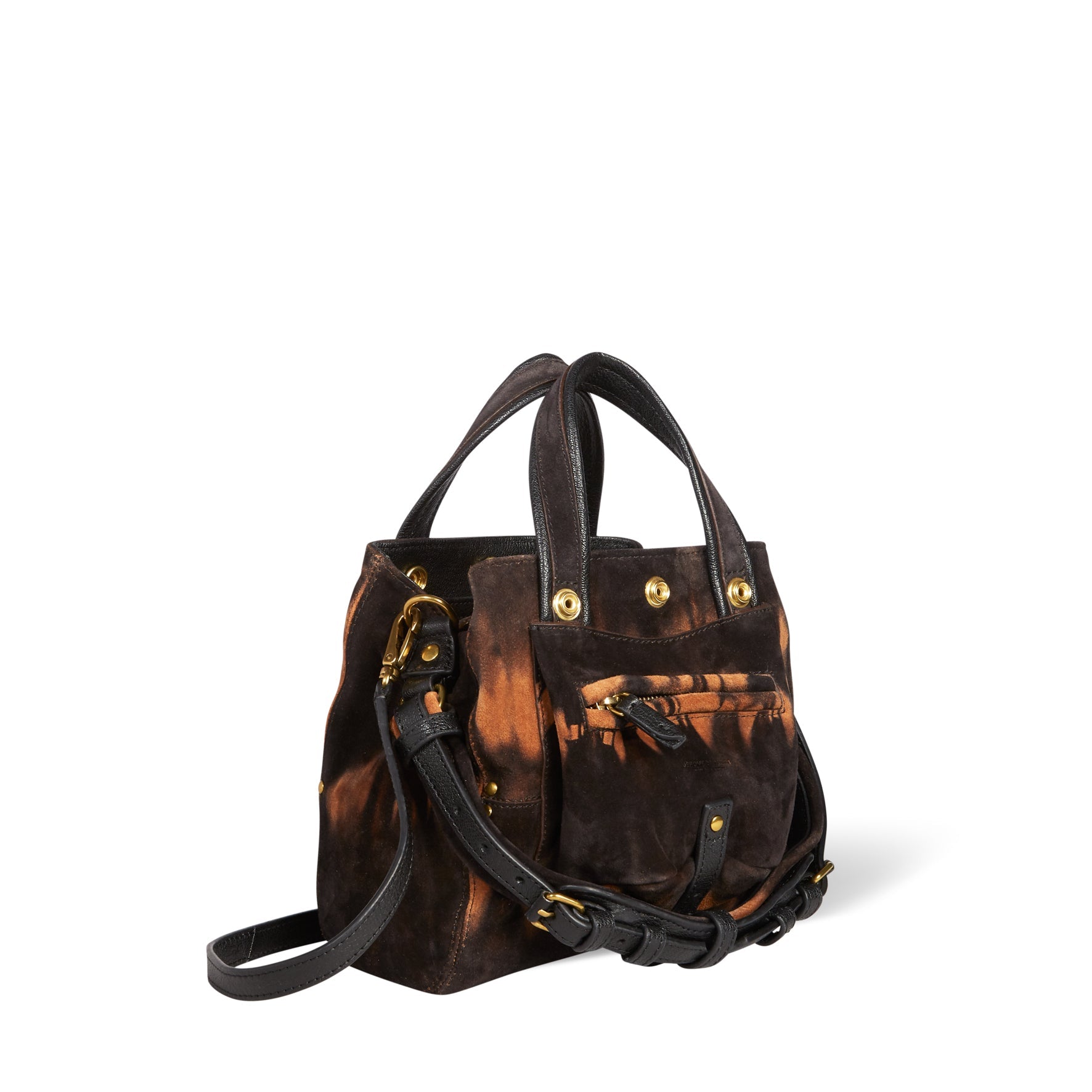 Billy Nano croute velours Tie & Dye Corail Jerome Dreyfuss