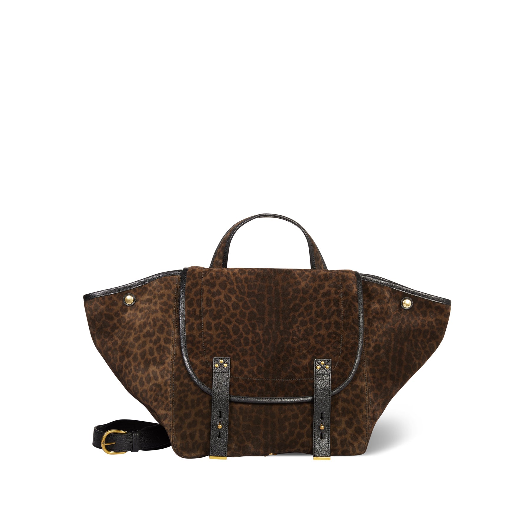 Stan Panier L Croute velours Imprimé Léopard Kaki Jerome Dreyfuss