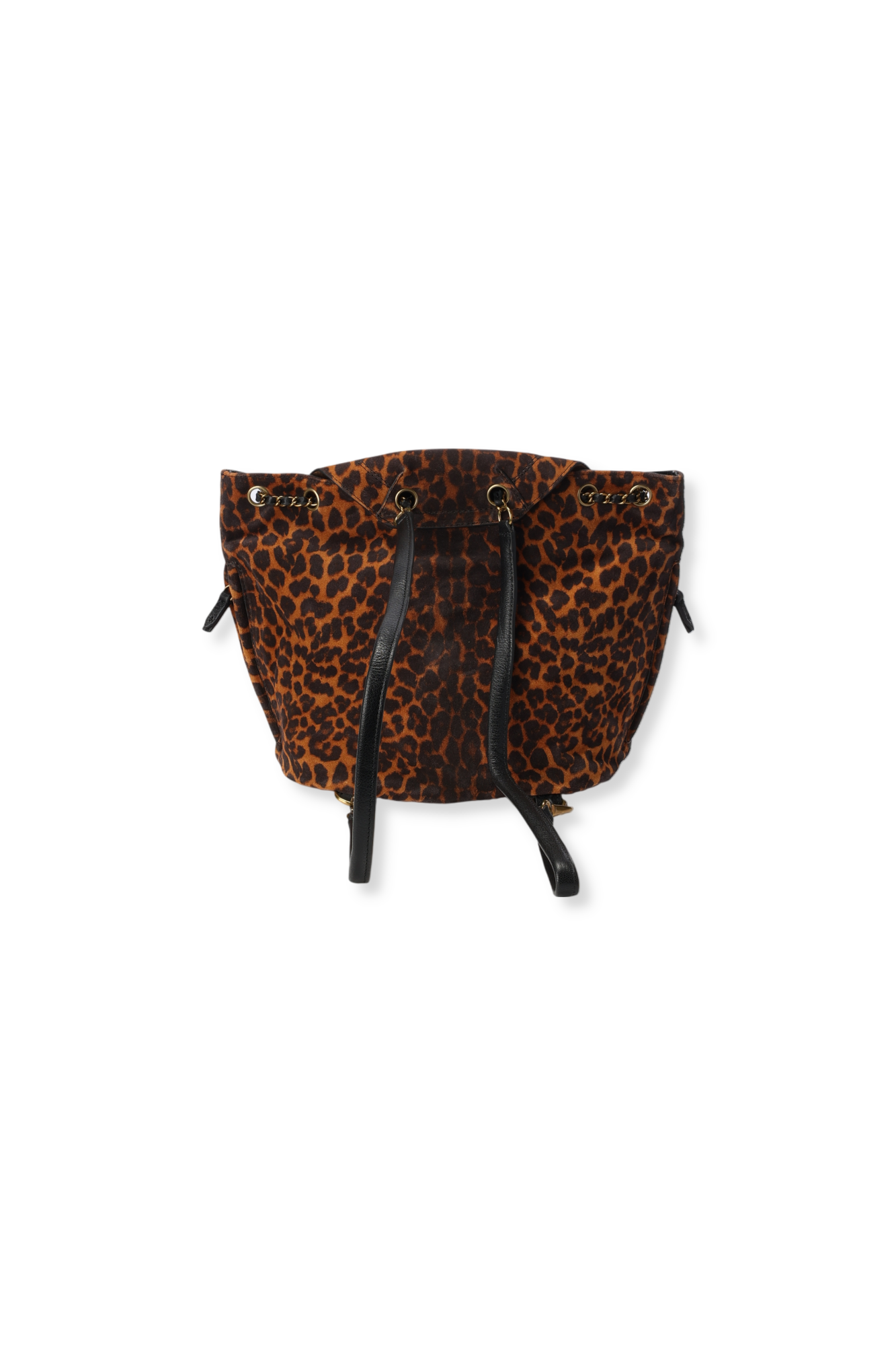 Lulu sac à dos croute velours léo chamois Jerome Dreyfuss
