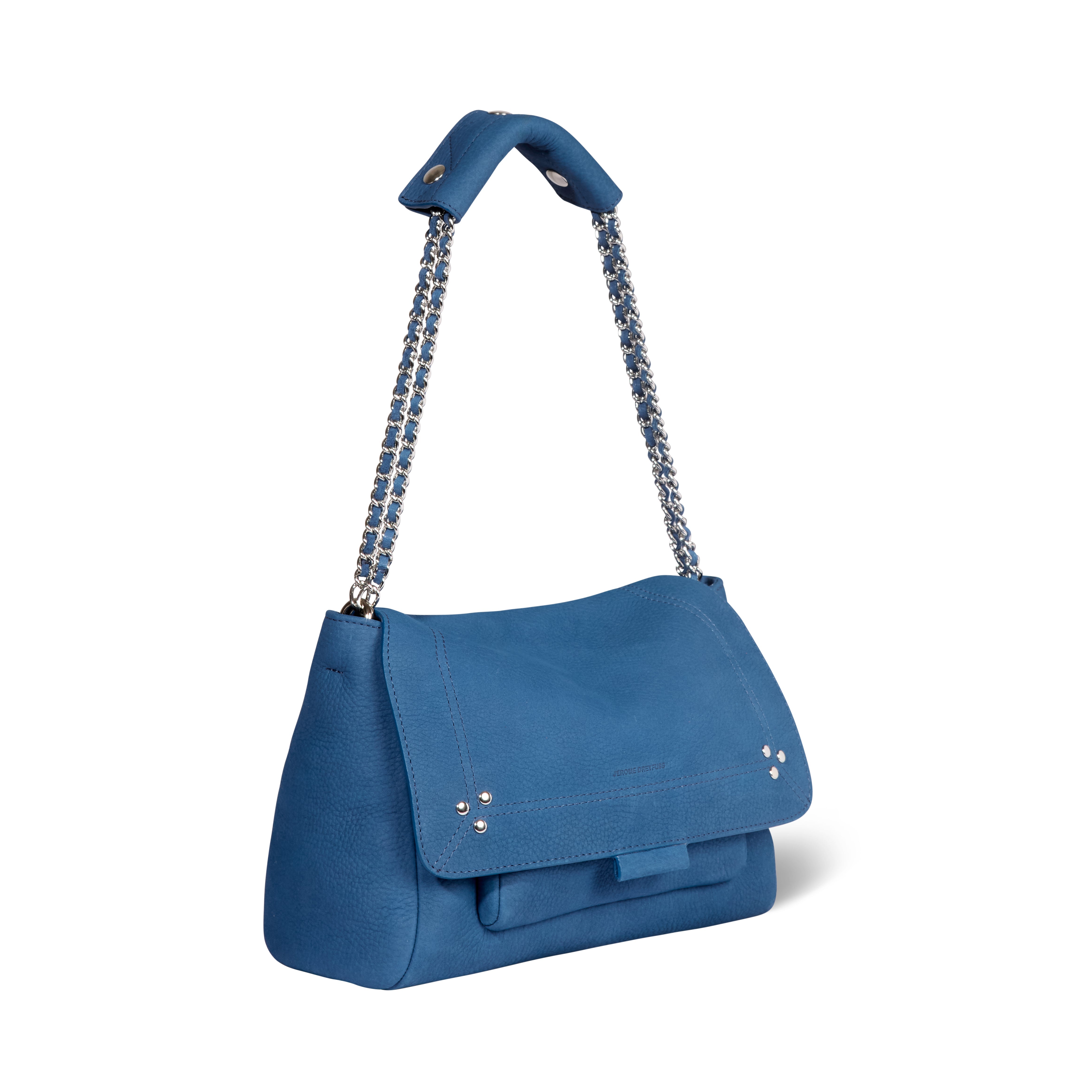 Lulu M Vachette Nubuck indigo Jerome Dreyfuss