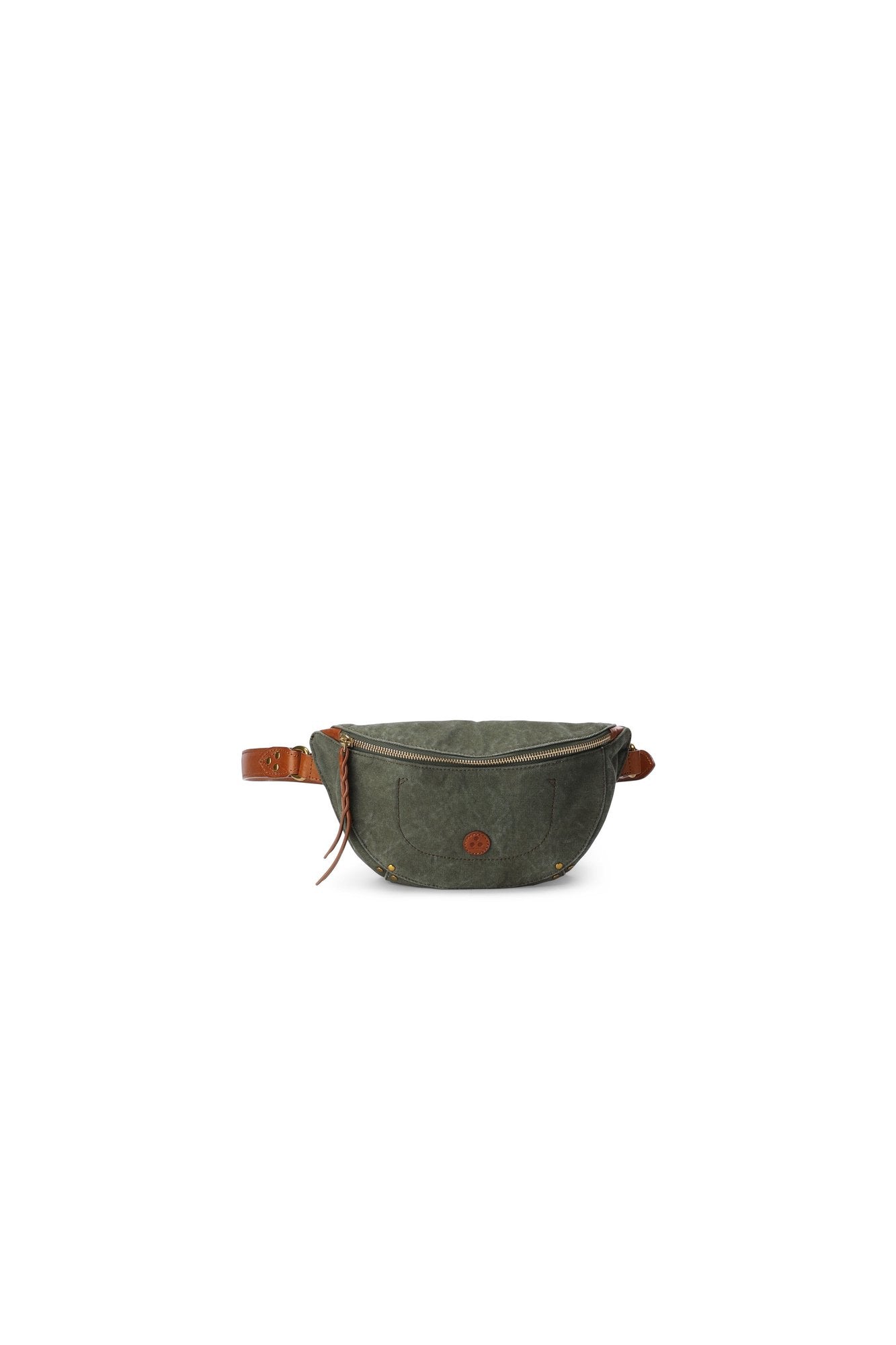 Lino banane coton Kaki Jerome Dreyfuss