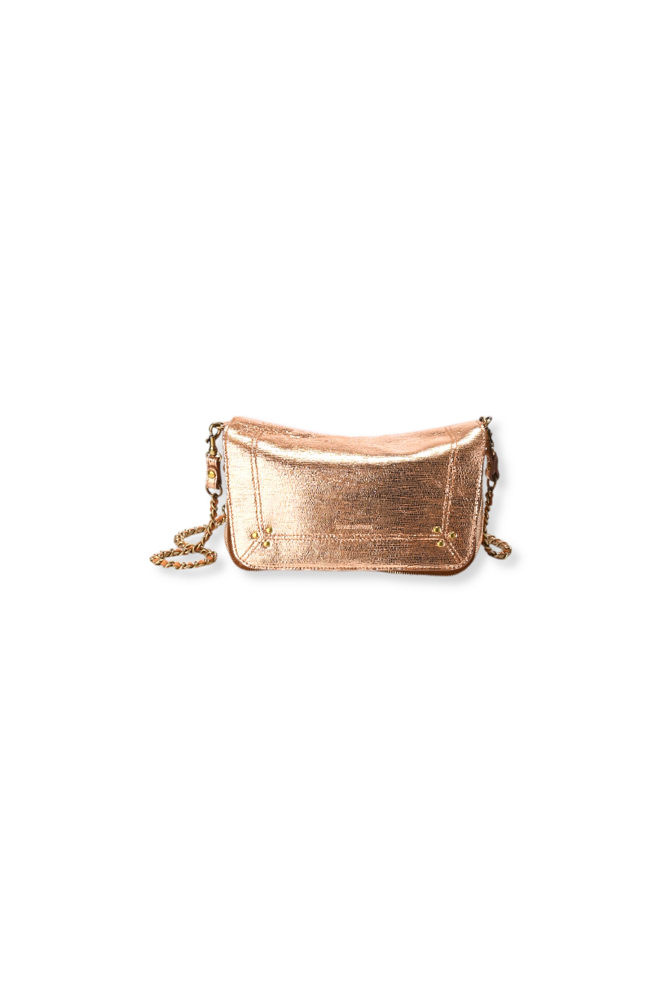 Bobi S Chèvre Lamé Rose Gold Jerome Dreyfuss