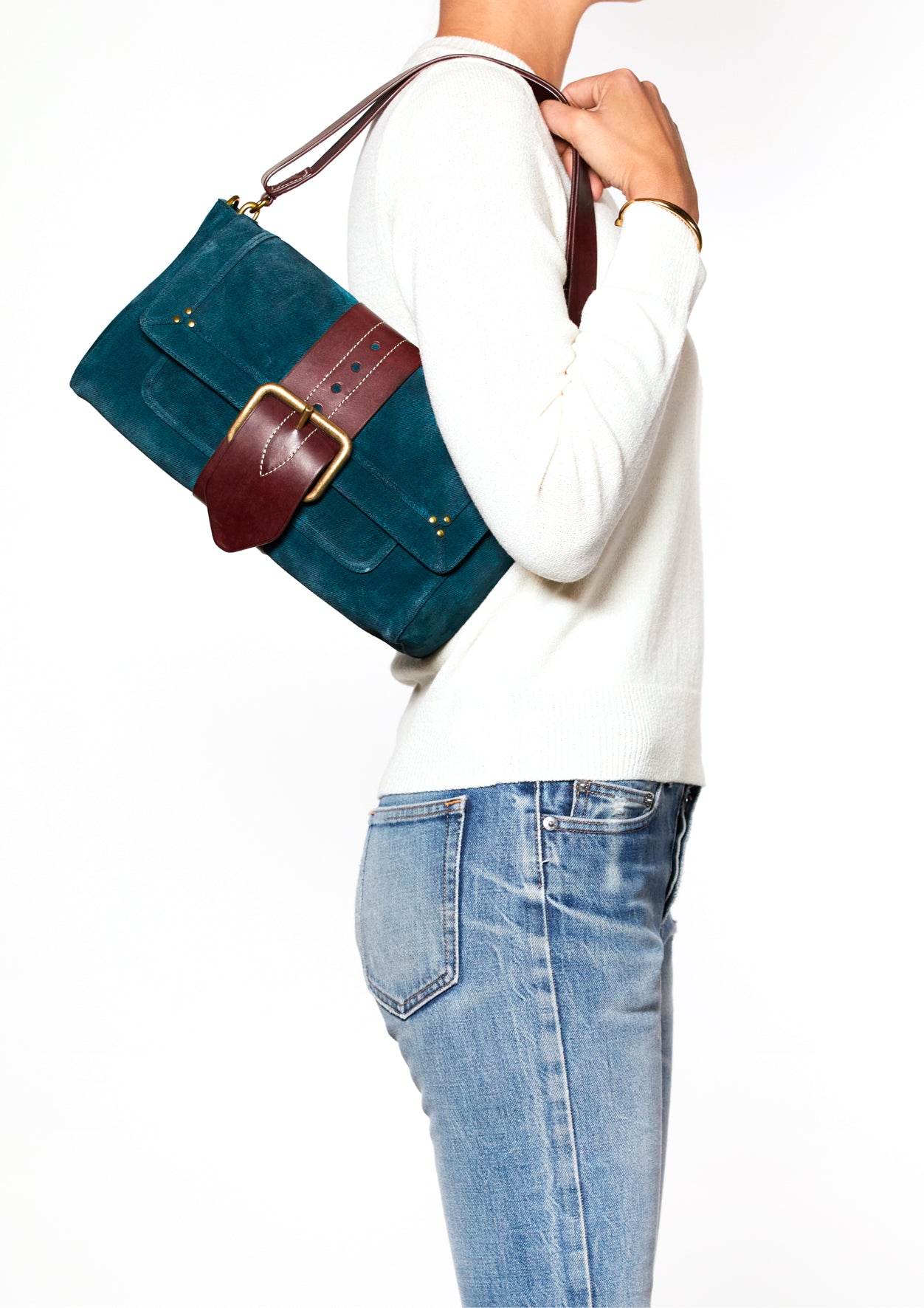 Germain M croute velours jean's canard Jerome Dreyfuss