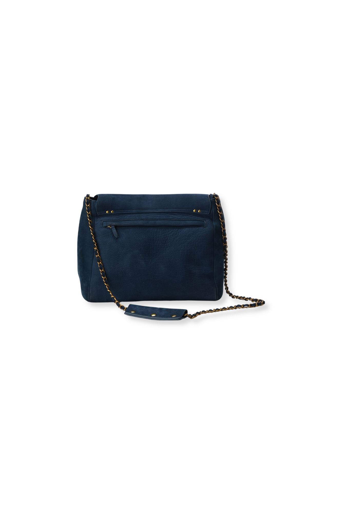Lulu XL taurillon Imprimé Croco Marine Jerome Dreyfuss