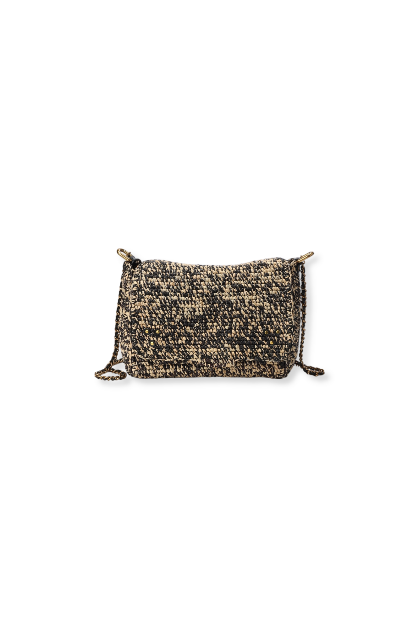 Sac Lulu M Raphia Noir Jerome Dreyfuss