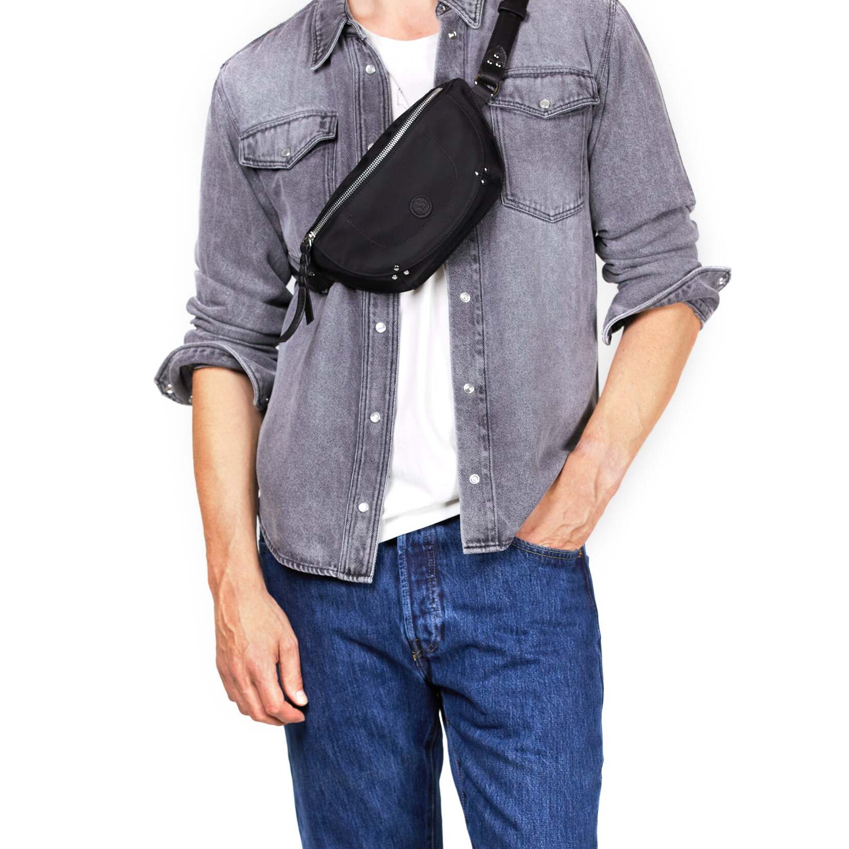 Lino banane Toile Noir Jerome Dreyfuss