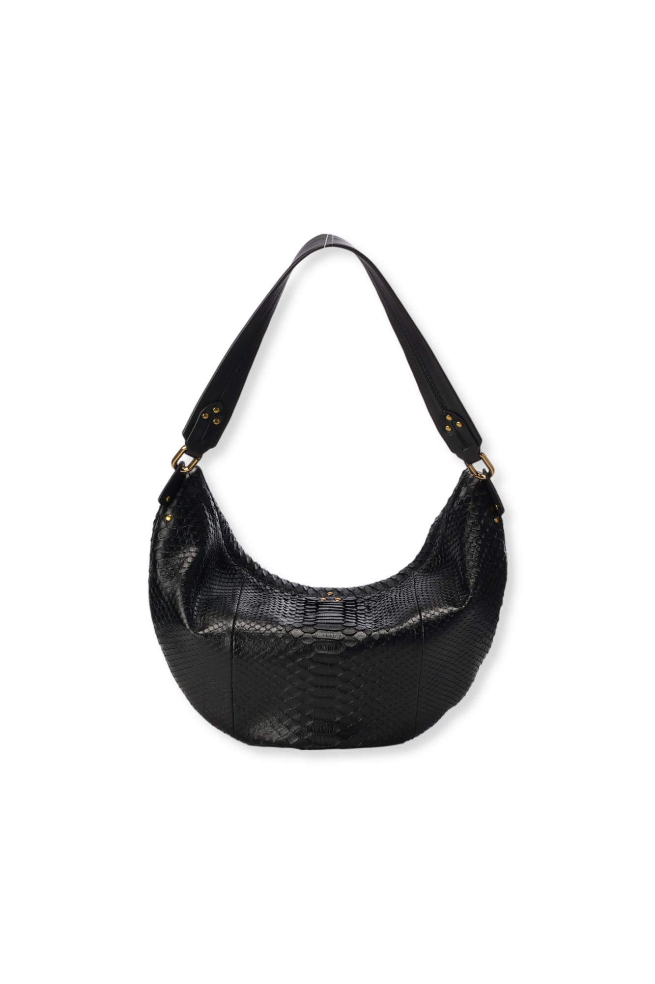 Paul Lune python Noir Jerome Dreyfuss