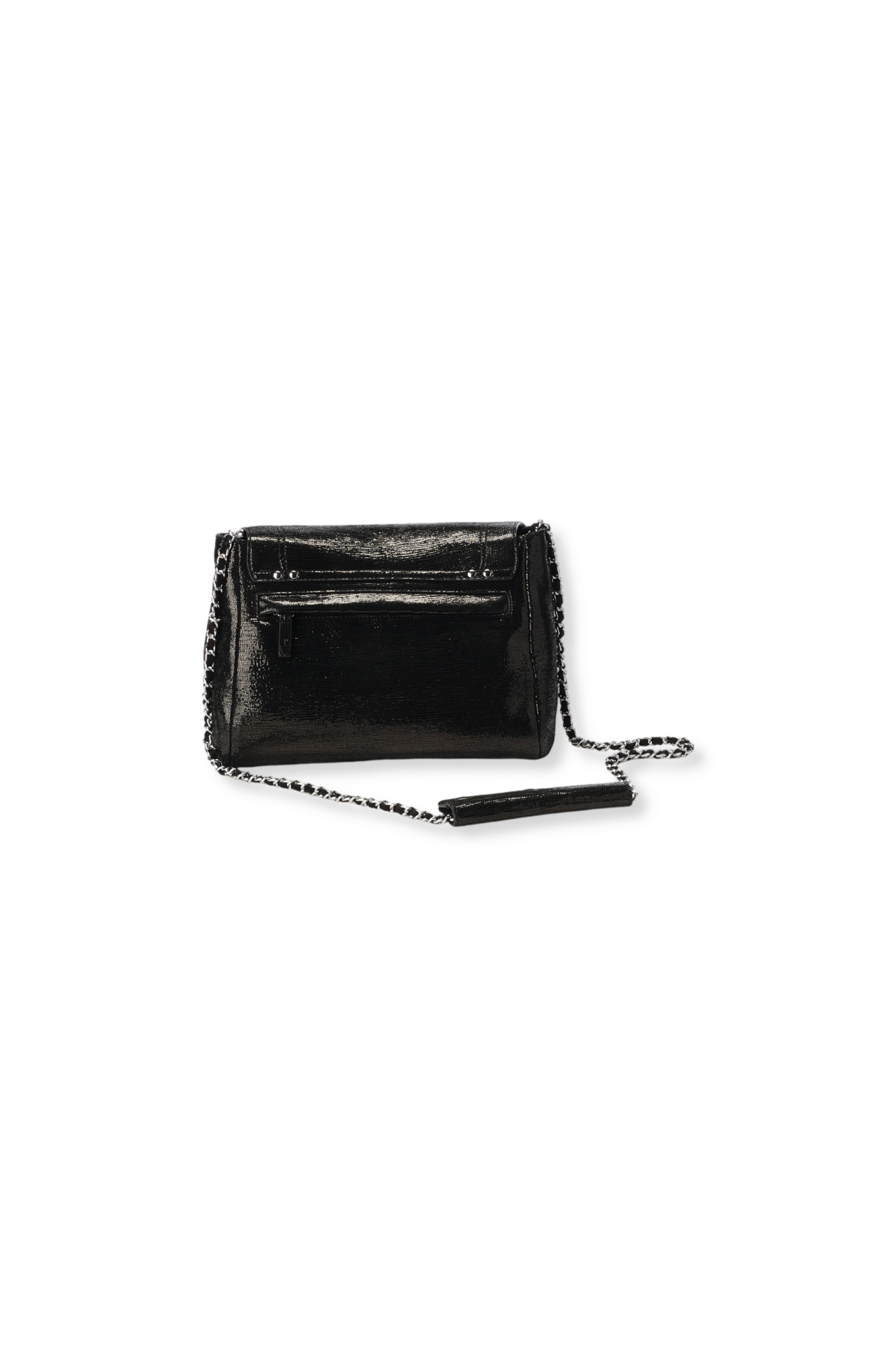Lulu M Chèvre Lamé Noir Jerome Dreyfuss
