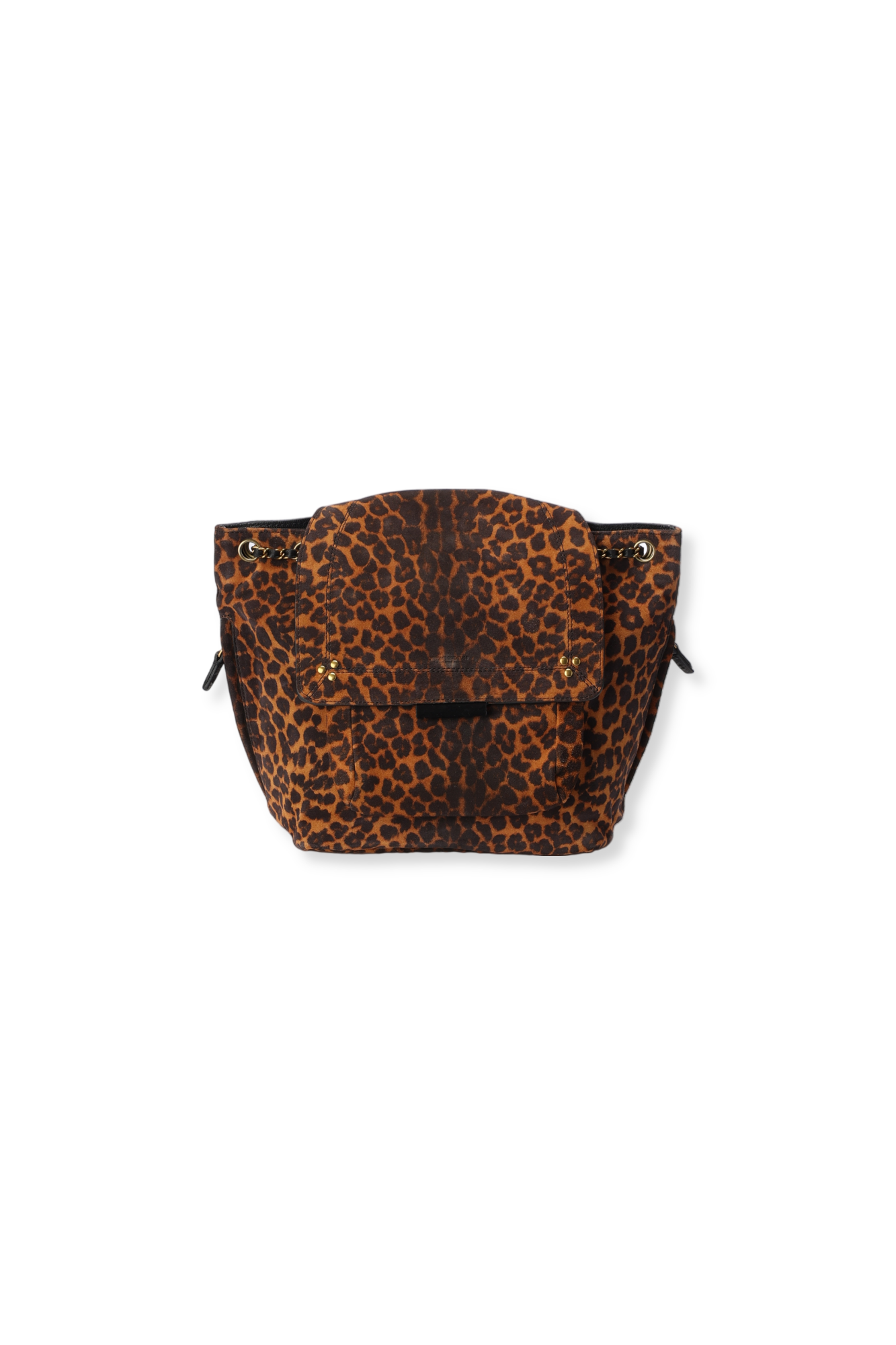 Lulu sac à dos croute velours léo chamois Jerome Dreyfuss