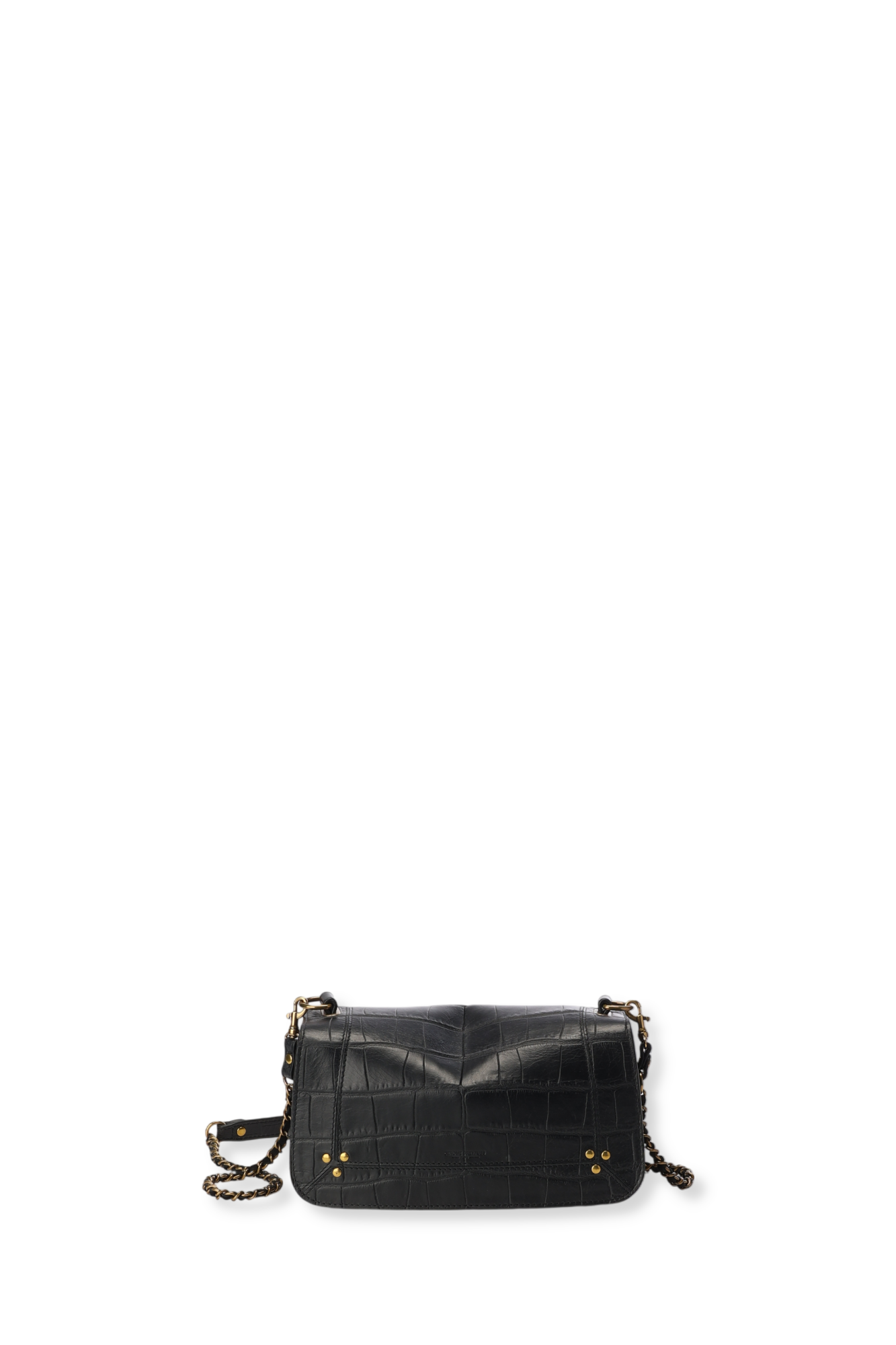Bobi Vachette Croco Noir Jerome Dreyfuss