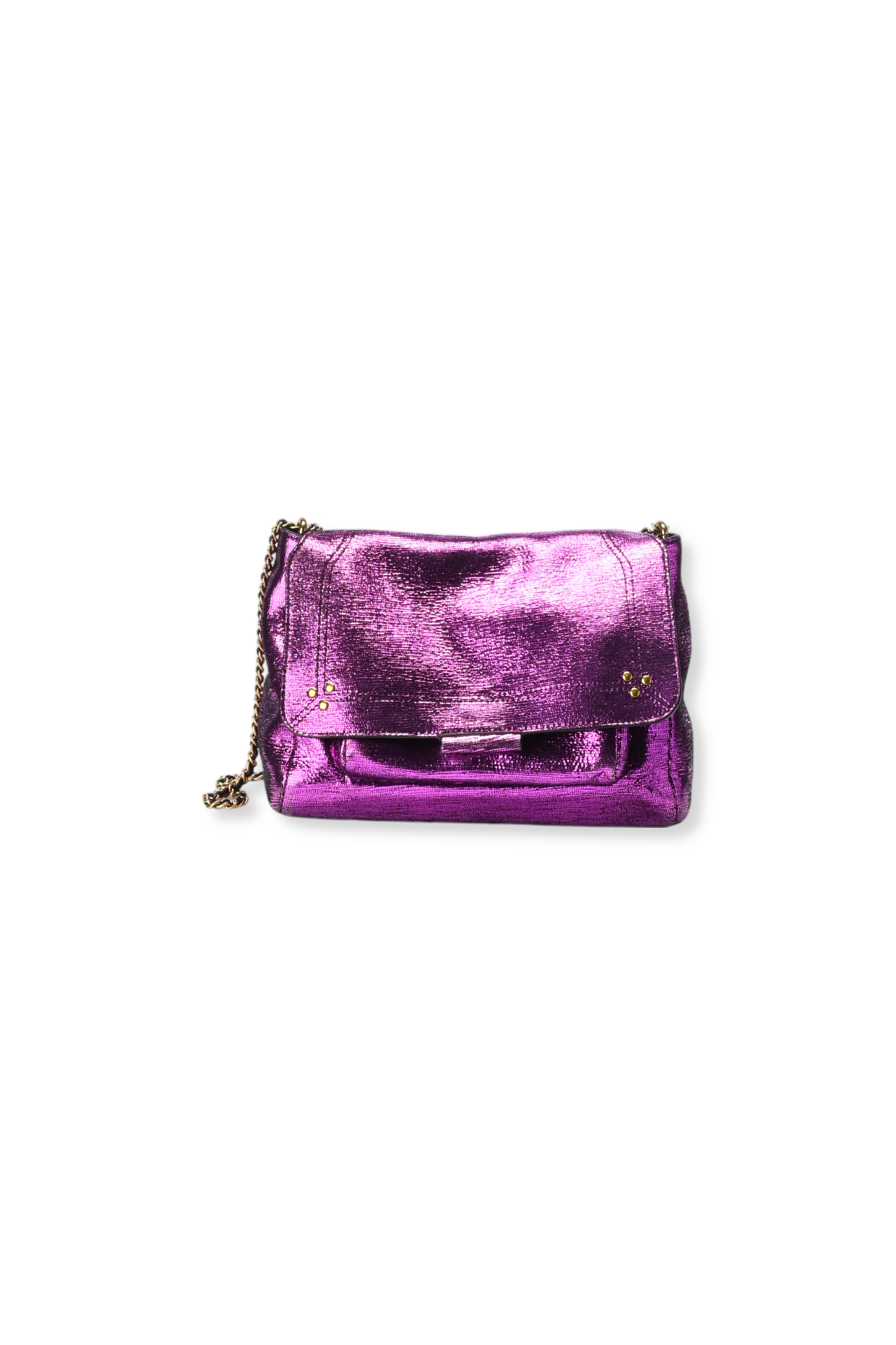 Lulu L Chèvre Lamé Fuxia Jerome Dreyfuss