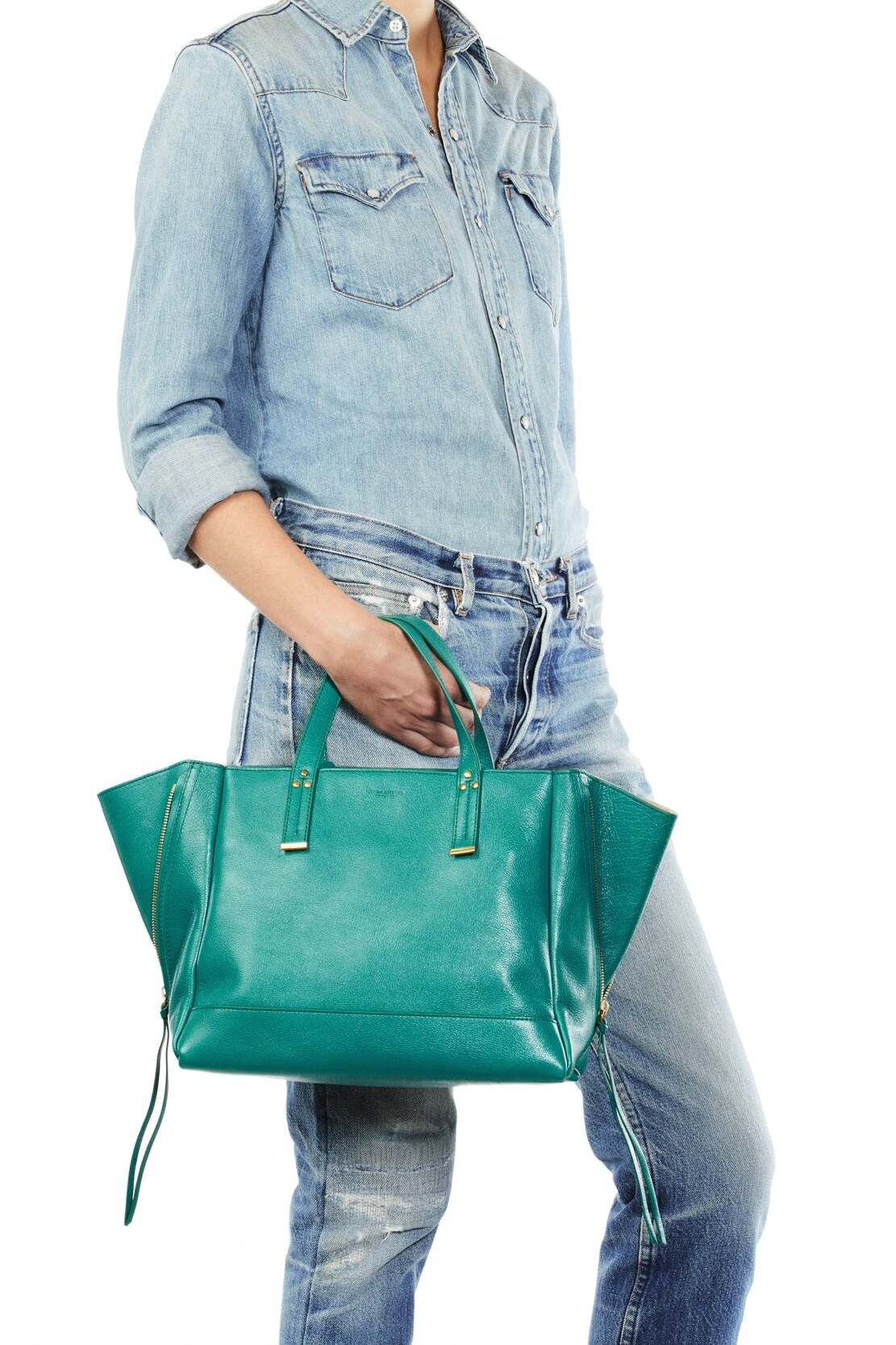 Jorge M buffle Turquoise Jerome Dreyfuss
