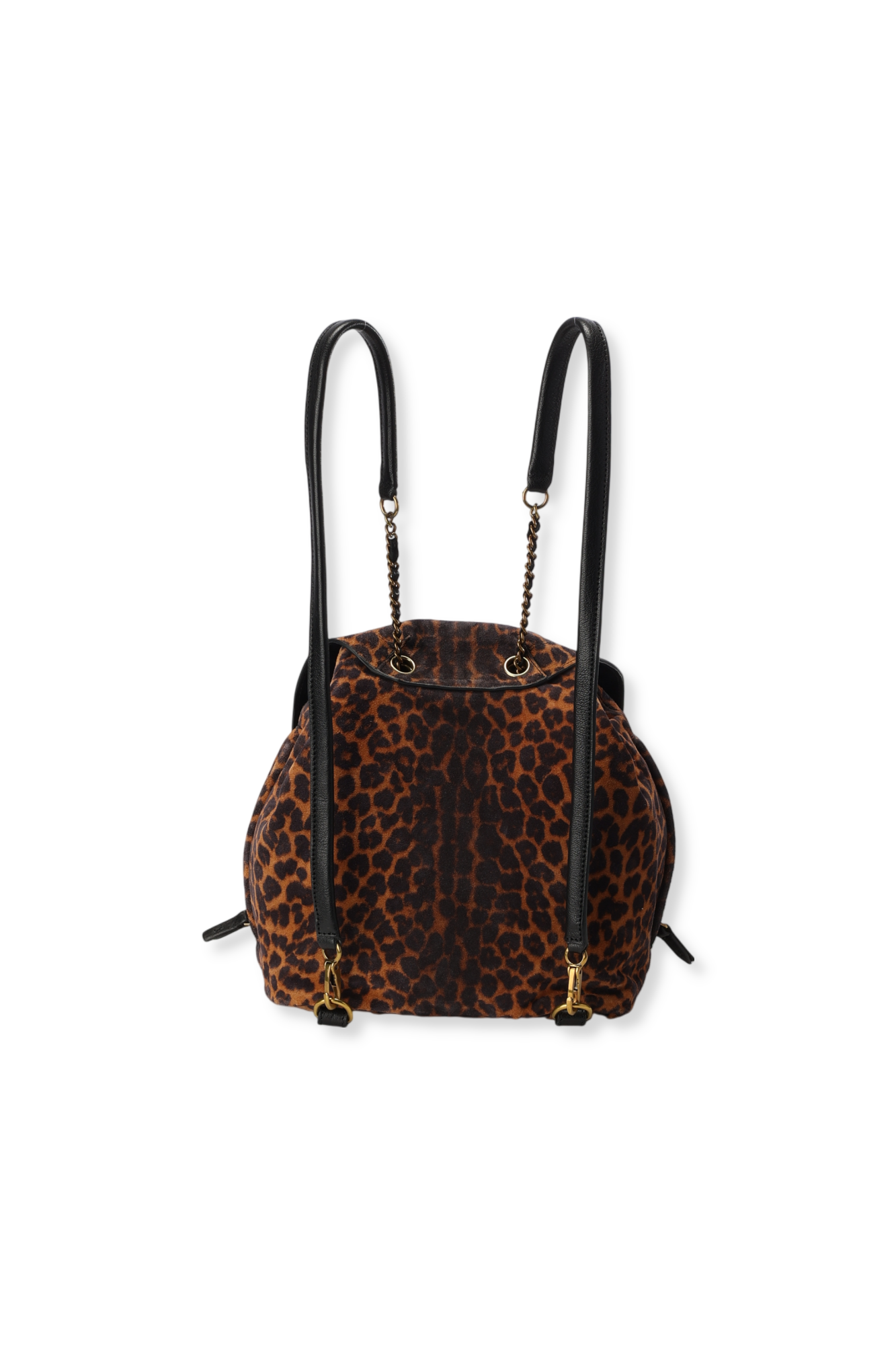Lulu sac à dos croute velours léo chamois Jerome Dreyfuss