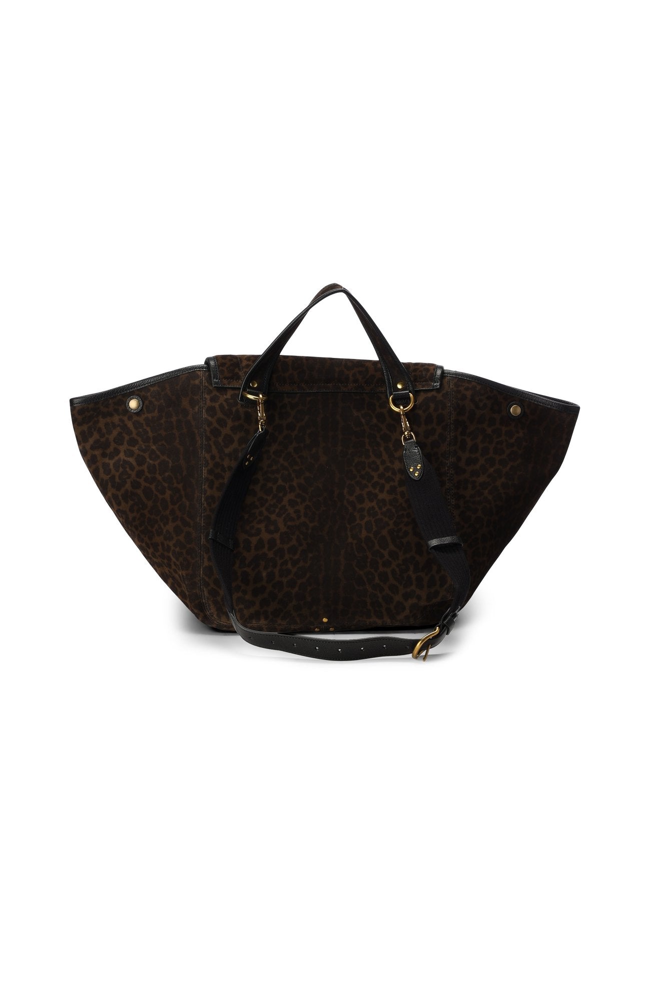 Stan Panier L Croute velours Imprimé Léopard Kaki Jerome Dreyfuss