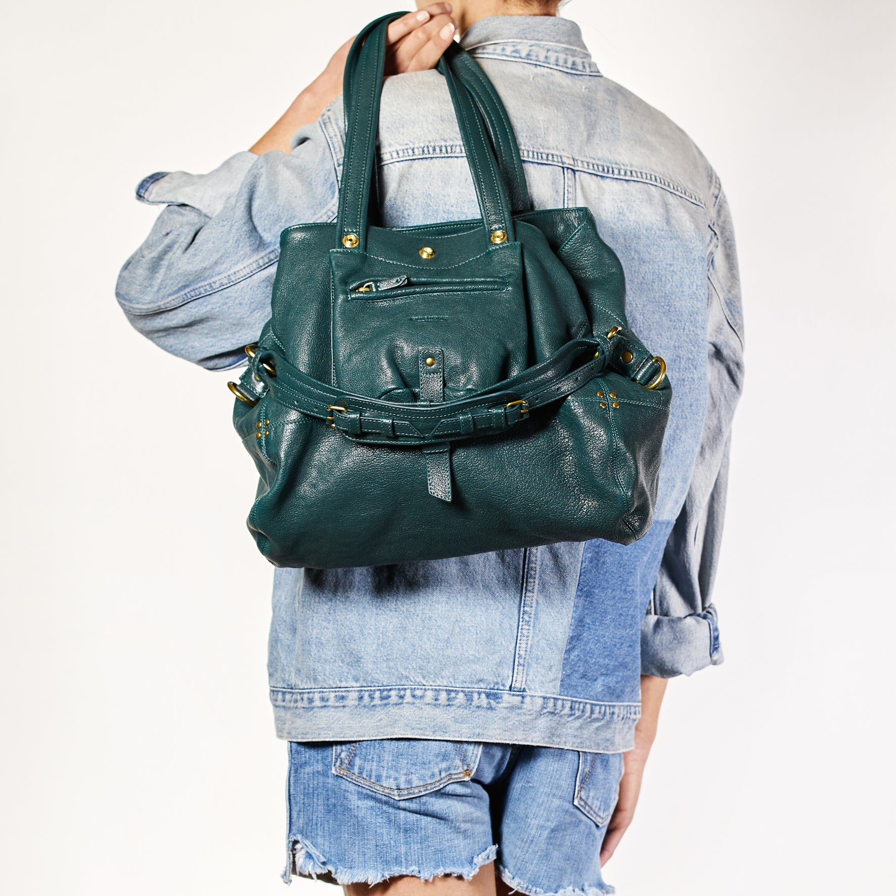 Billy M Agneau vert grainé Jerome Dreyfuss