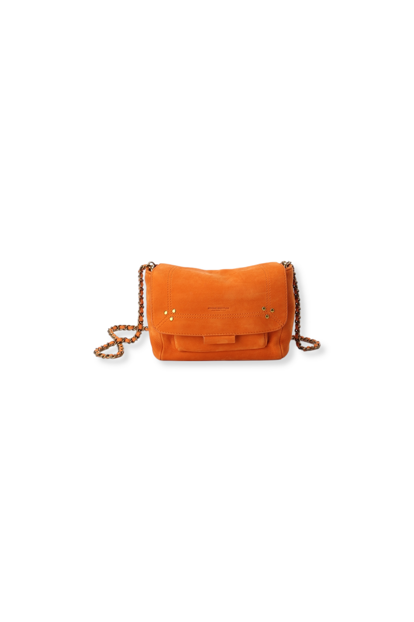 Lulu S Veau Nub Orange Jerome Dreyfuss