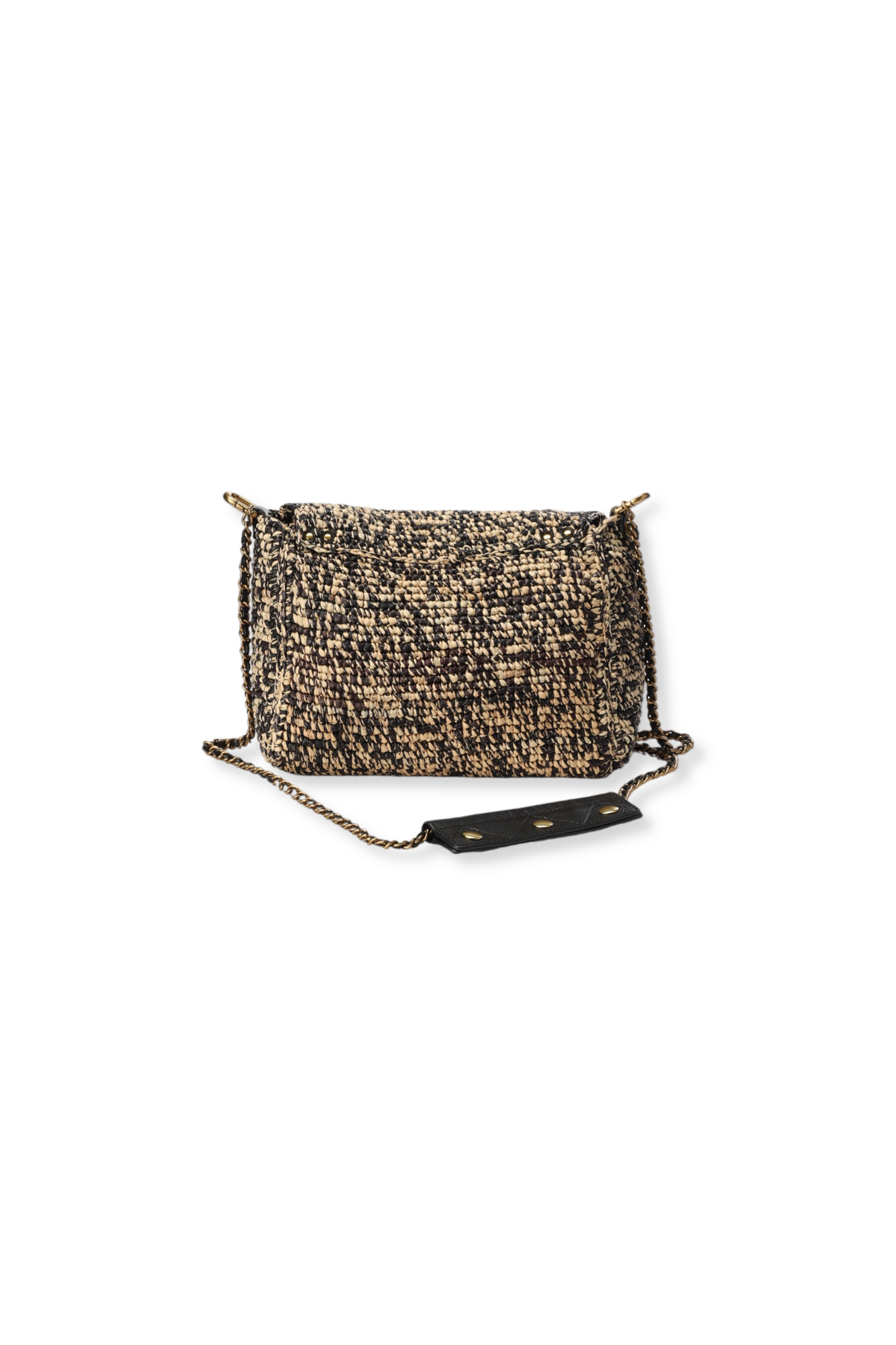 Sac Lulu M Raphia Noir Jerome Dreyfuss
