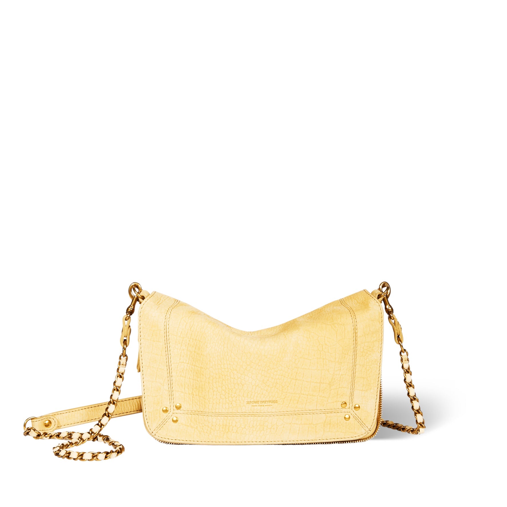 Bobi S taurillon Croco Jaune Jerome Dreyfuss