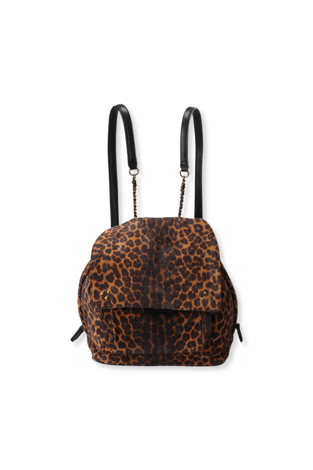 Lulu sac à dos croute velours léo chamois Jerome Dreyfuss