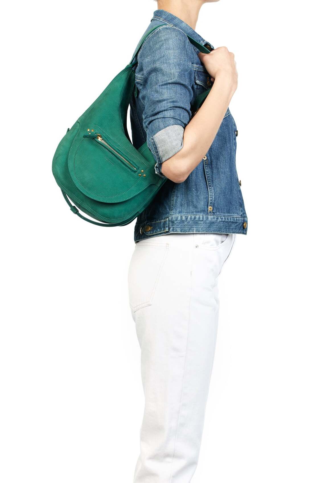 Dino taurillon Imprimé Croco Emeraude Jerome Dreyfuss