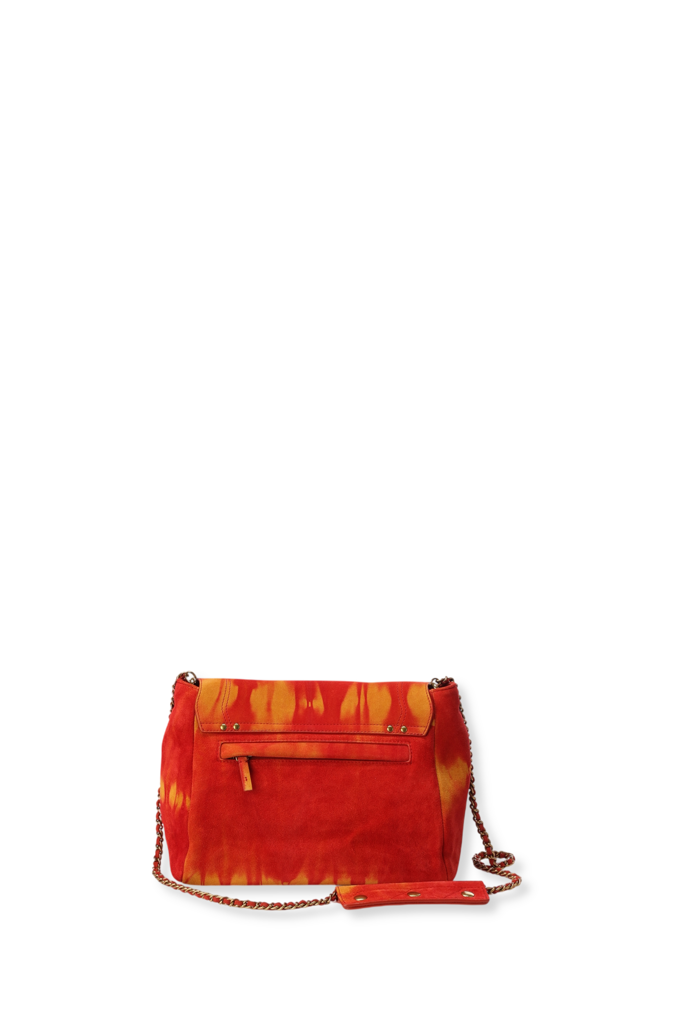 Lulu L Croute velours Tie dye Orange Jerome Dreyfuss