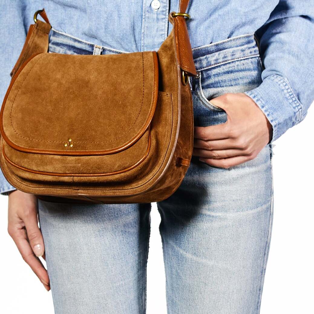 Philippe croute velours Tabac Jerome Dreyfuss