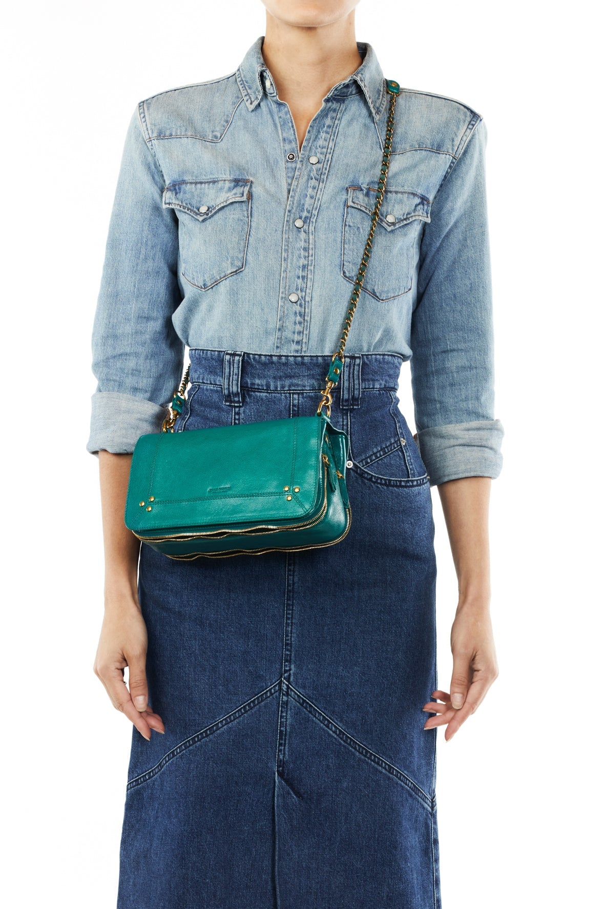 Bobi buffle Turquoise Jerome Dreyfuss