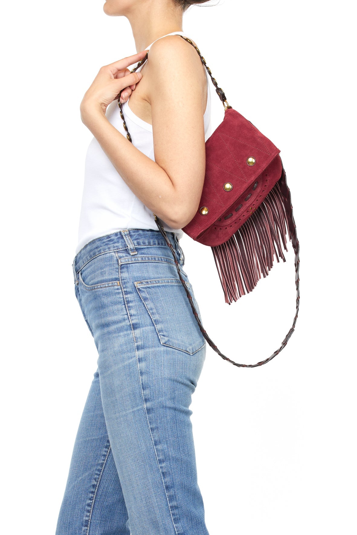 Jerry Mini Croute velours Burgundy Jerome Dreyfuss