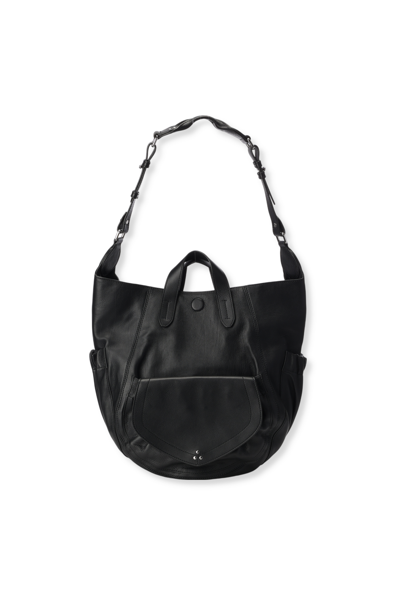 Helmut Hobo Veau Noir Silver Jerome Dreyfuss