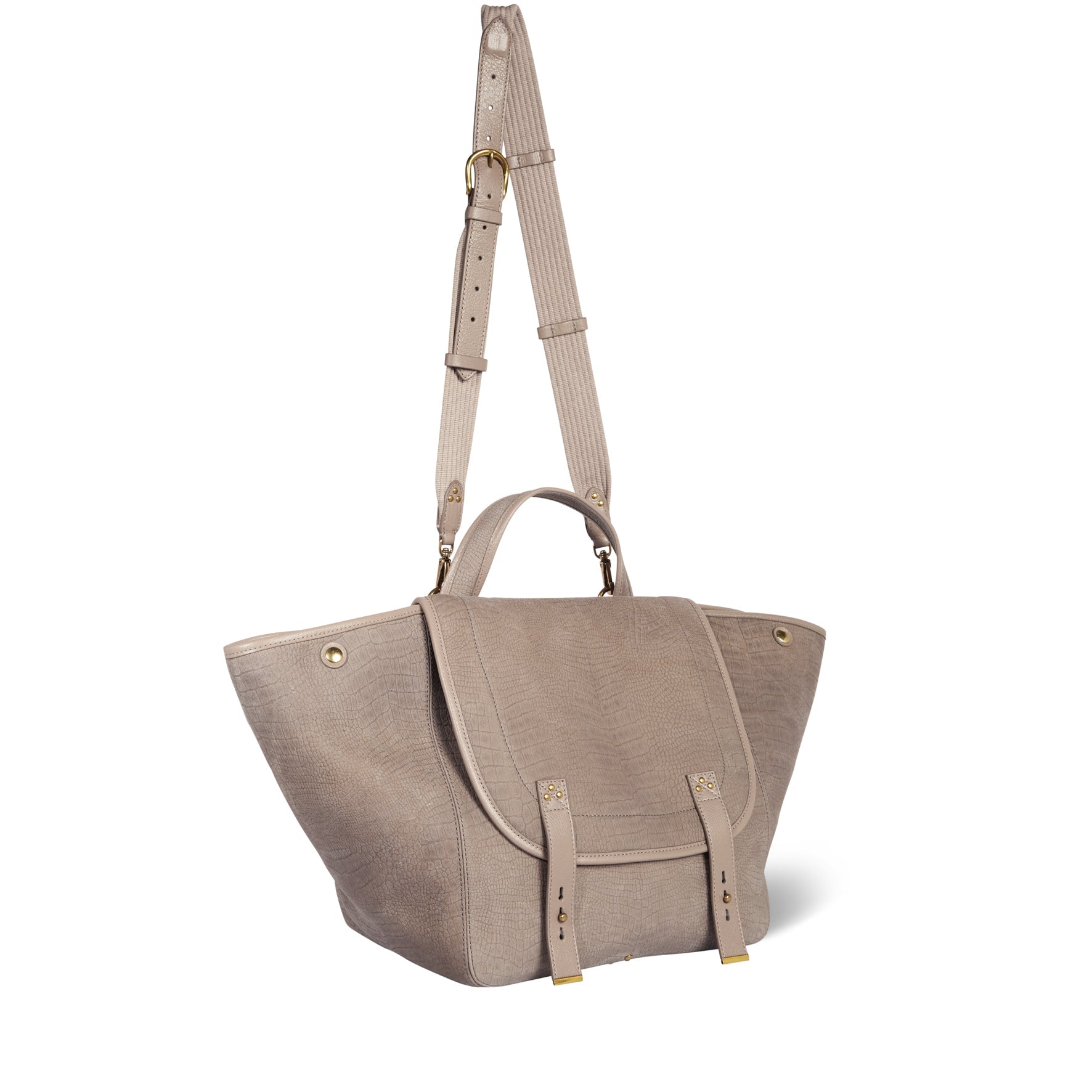 Stan Panier L Croute velours Imprimé Léopard Kaki Jerome Dreyfuss